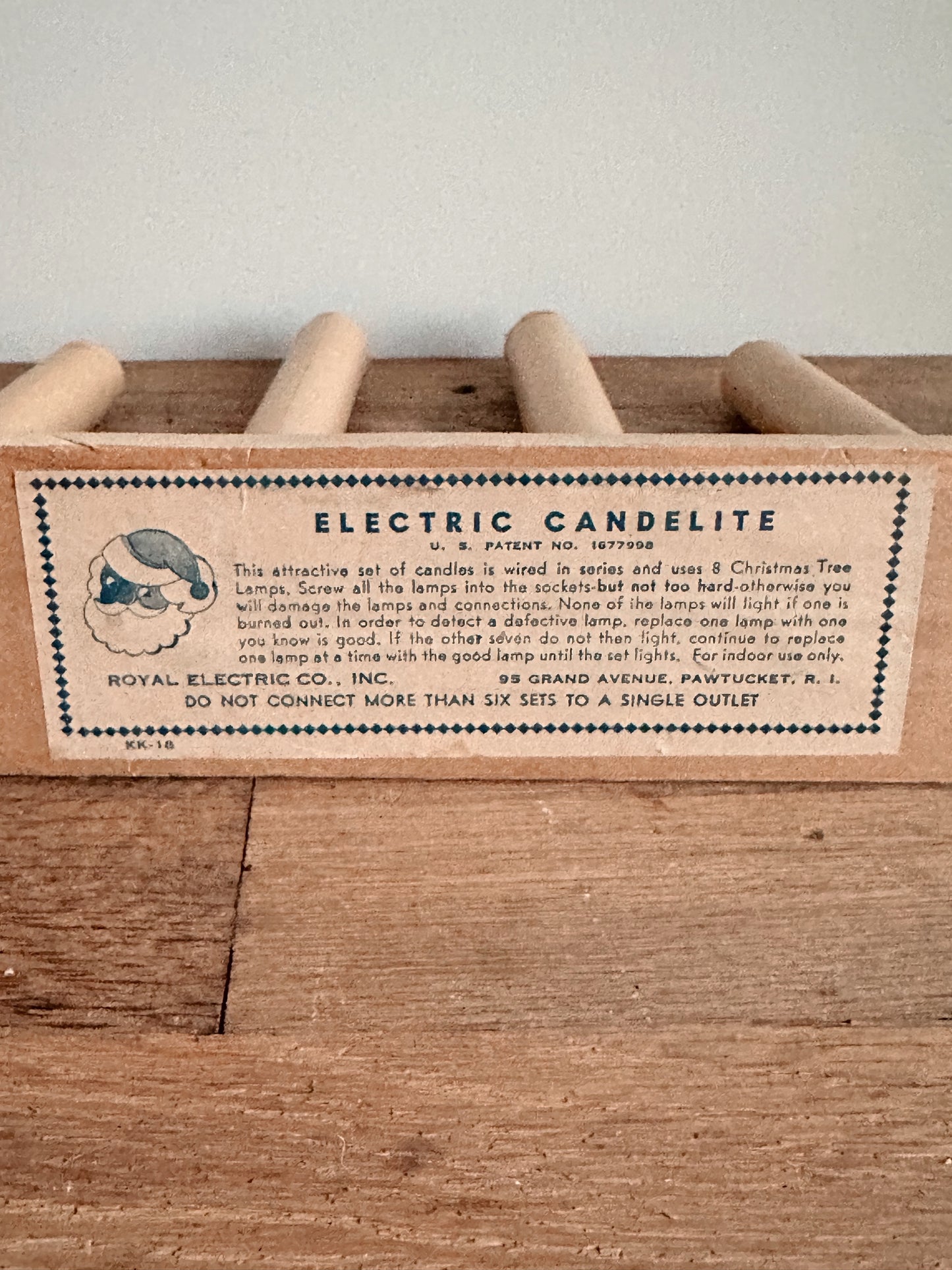 Vintage Royal Electric Co Candolier