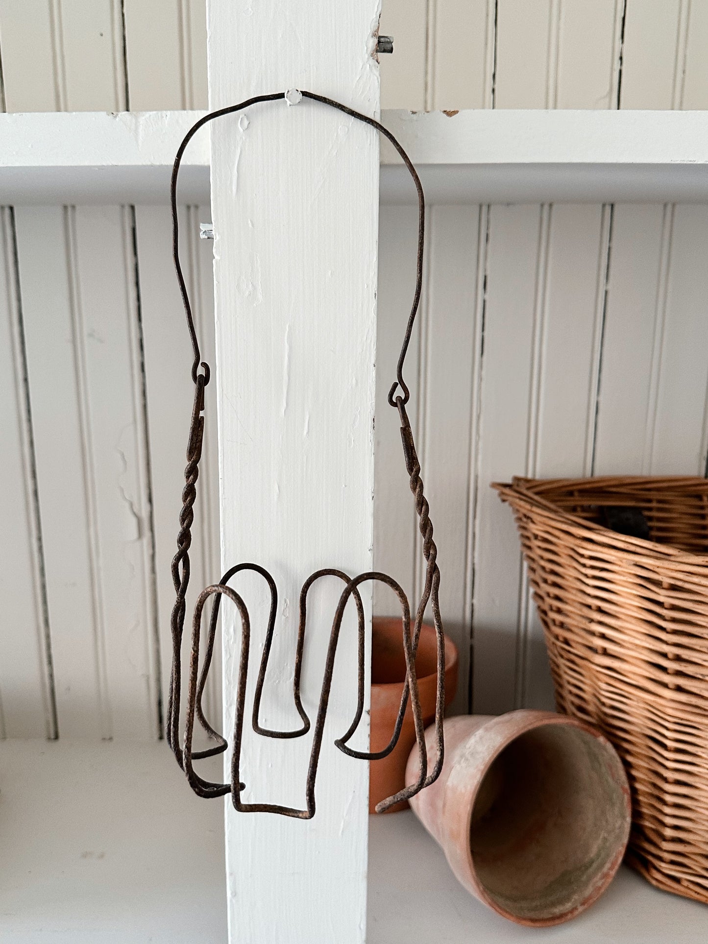 Vintage Wire Jar Holder