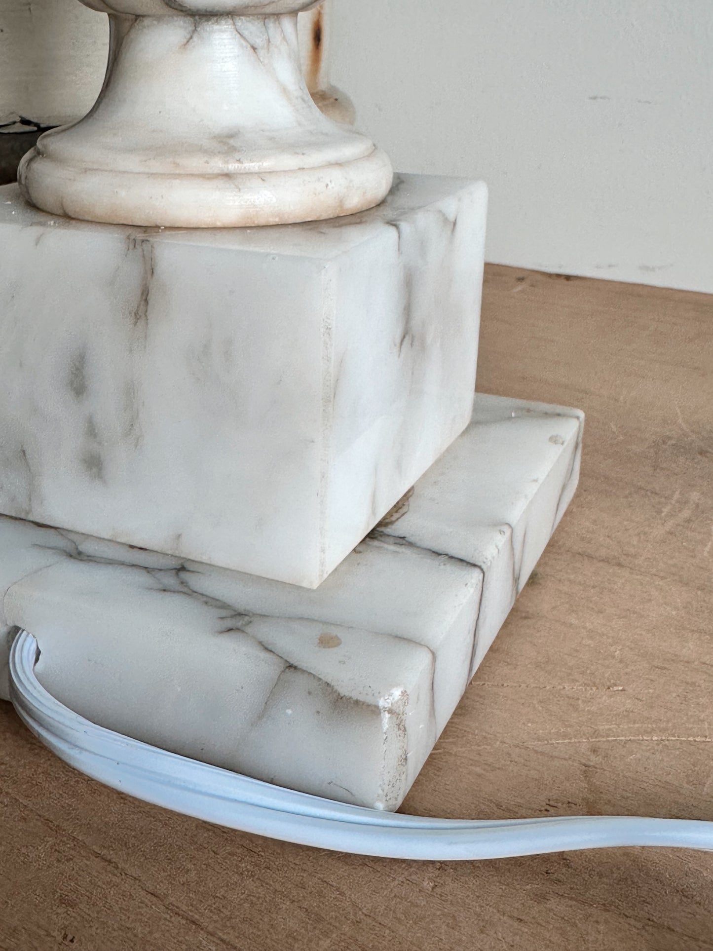 Vintage Alabaster Lamp