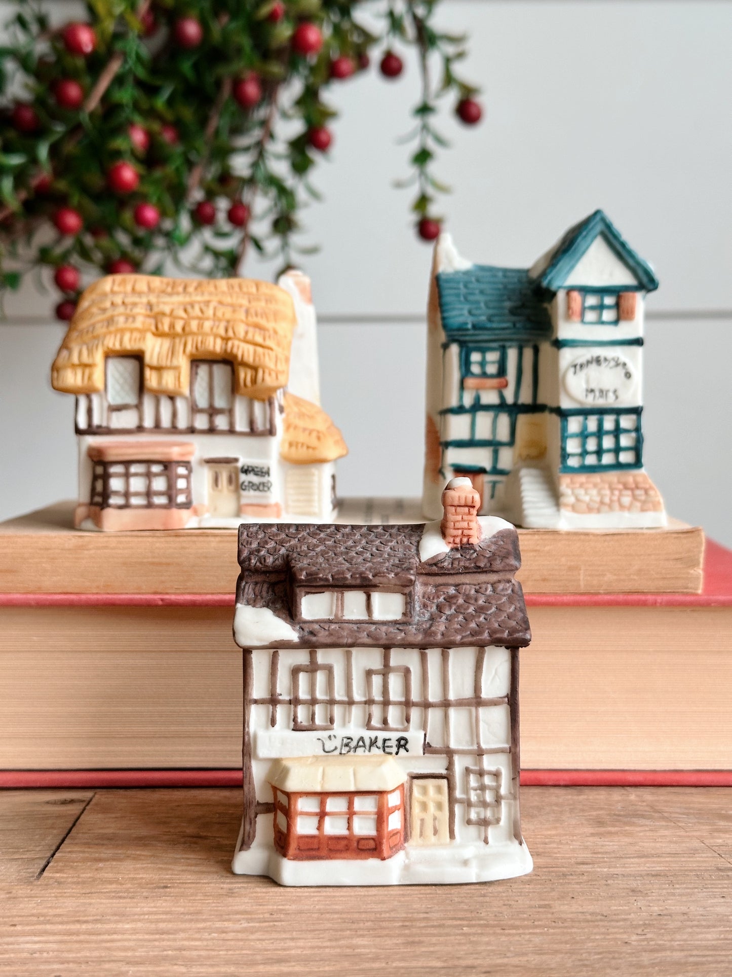 Collection of Three English Cottage Houses