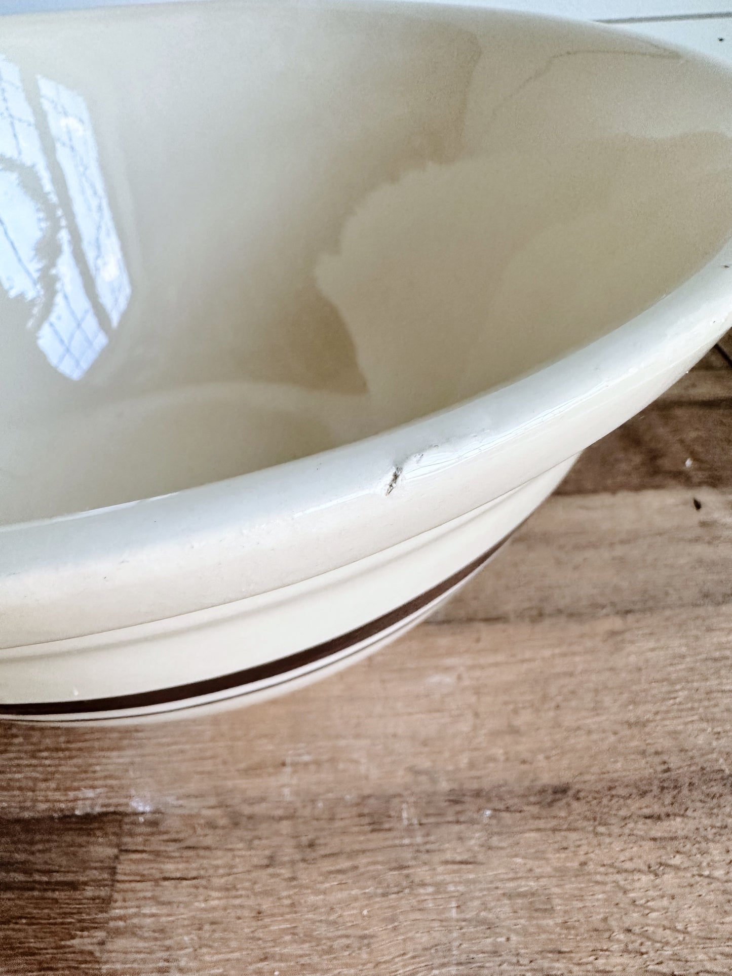 Big Beautiful Vintage Ovenware Bowl