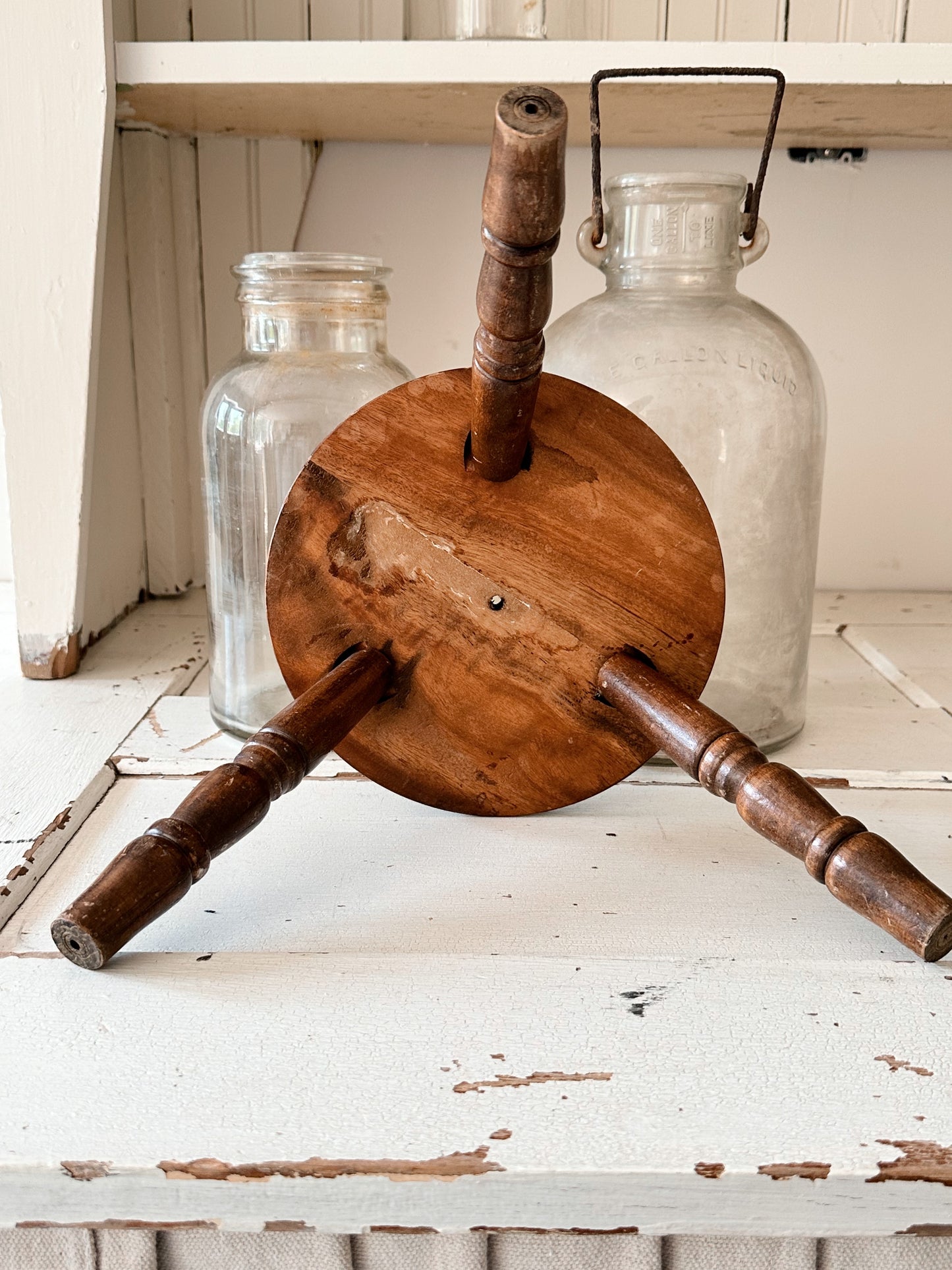 Vintage Wood Stool