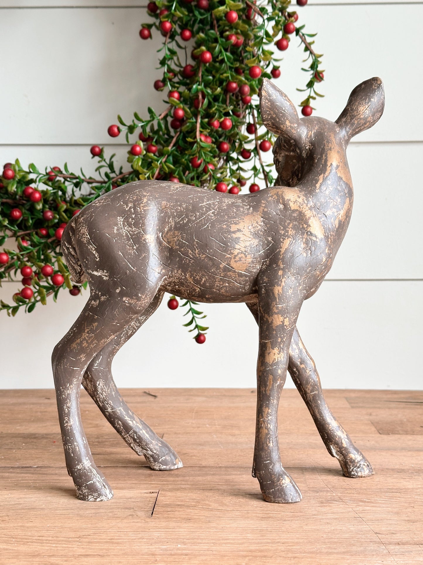 Vintage Hand Painted Deer