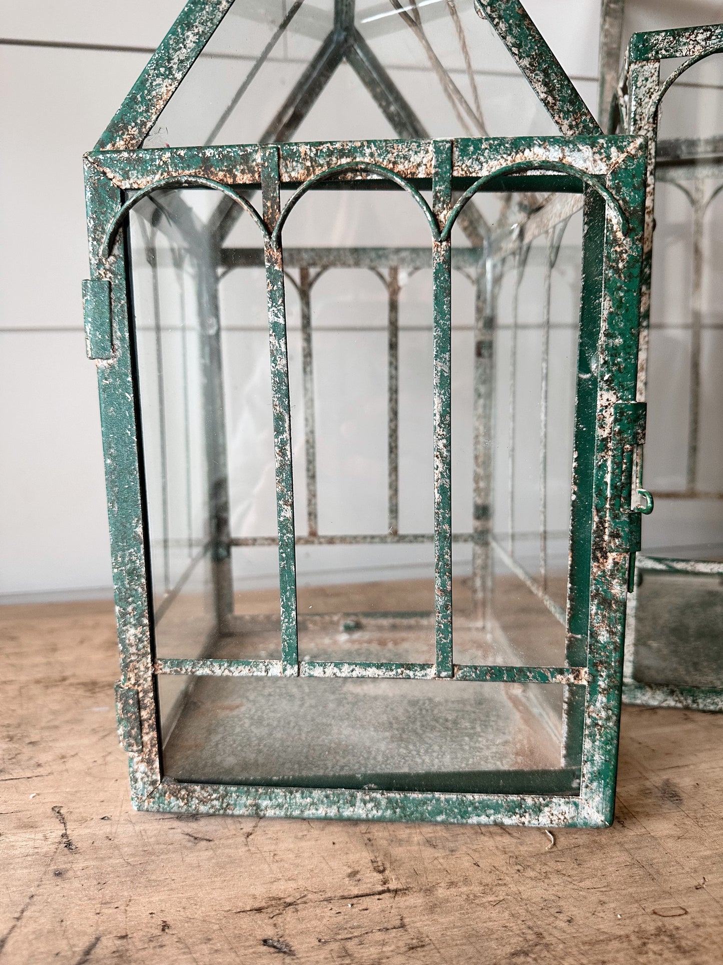 Rustic Metal Terrariums