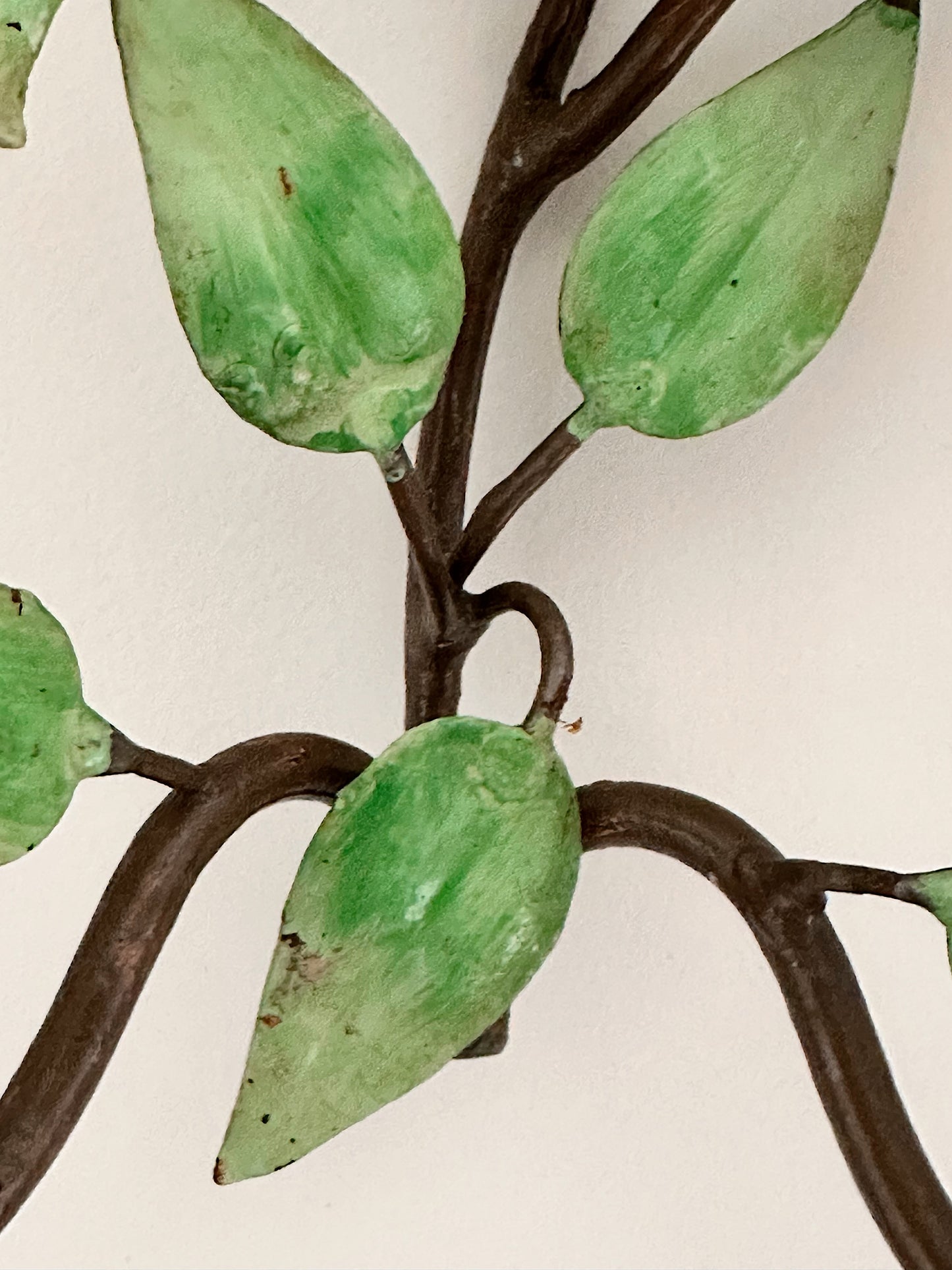 Vintage Toleware Wall Double Candle Sconce