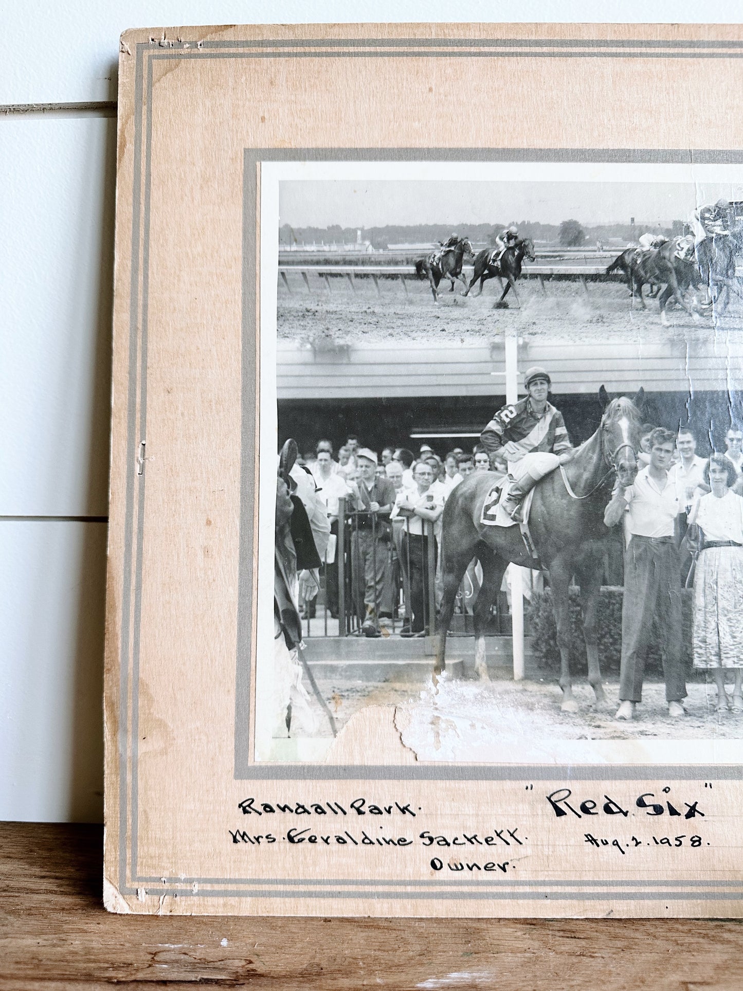 Vintage 1958 Derby Photo (Red Six)