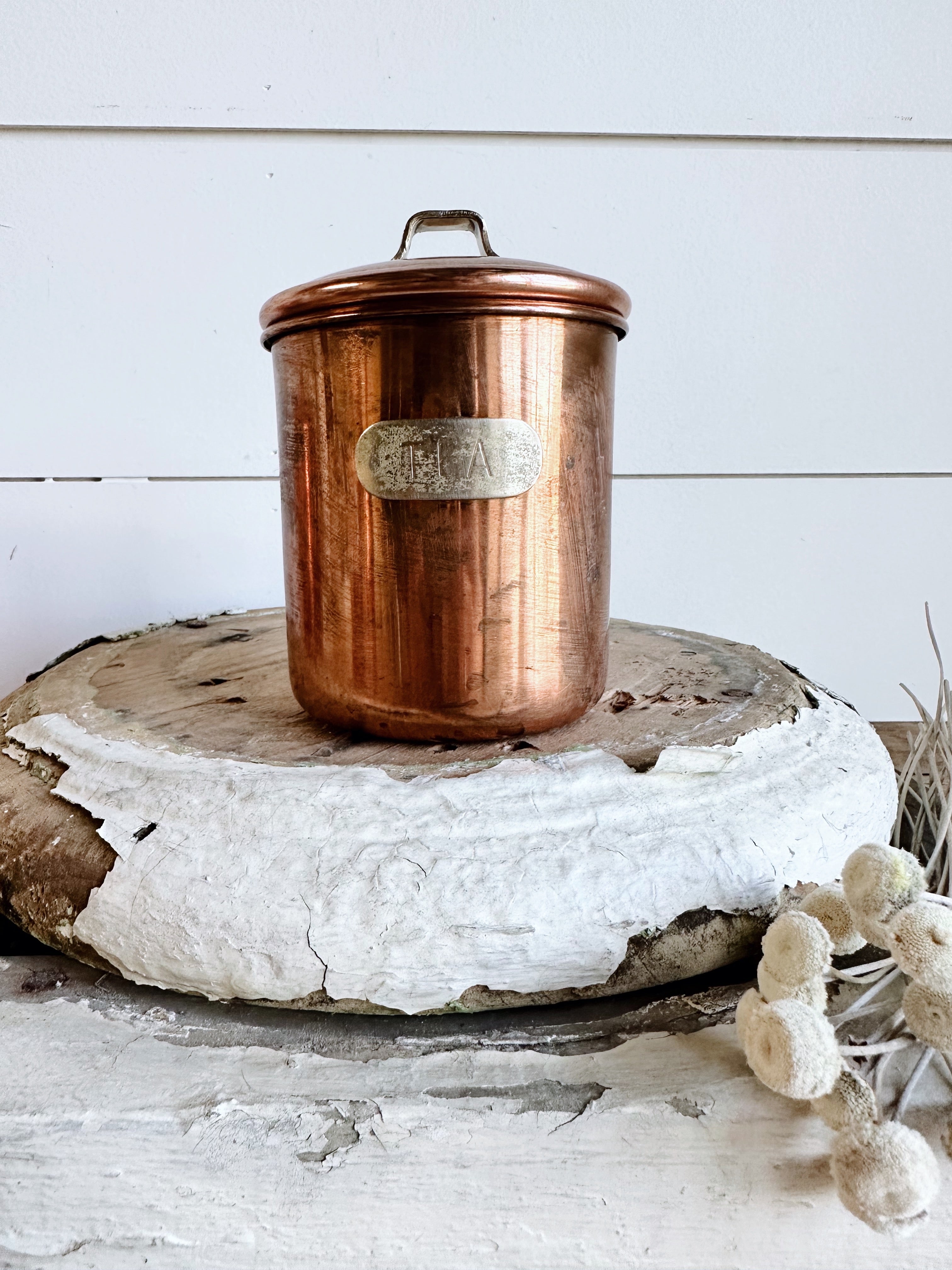 Vintage Copper Guild Nesting Canisters