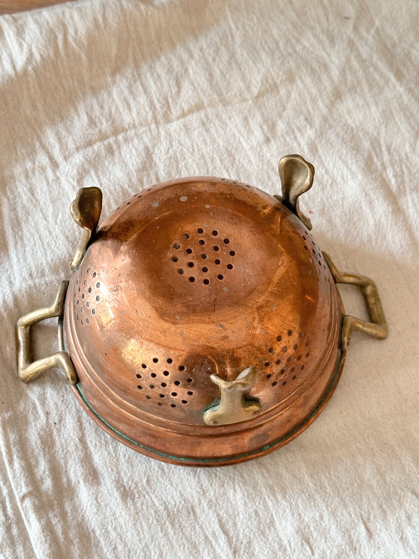 Copper Berry Colander