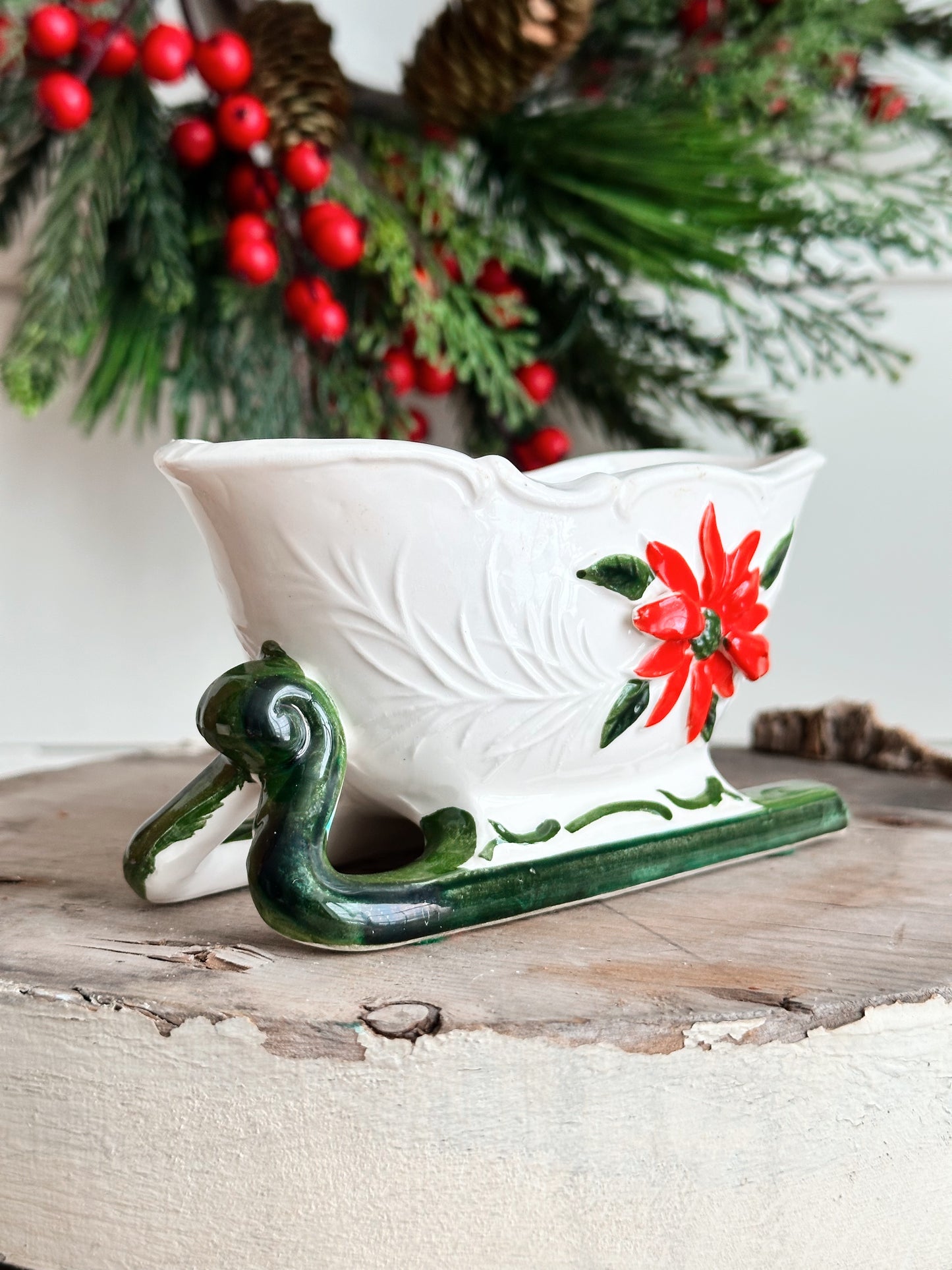 Vintage Sleigh Planter