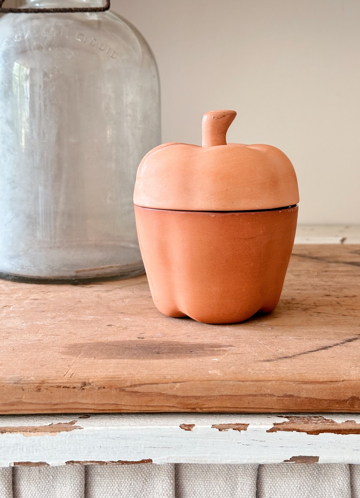 Apple Orchard Candle in a Terra Cotta Apple Canister