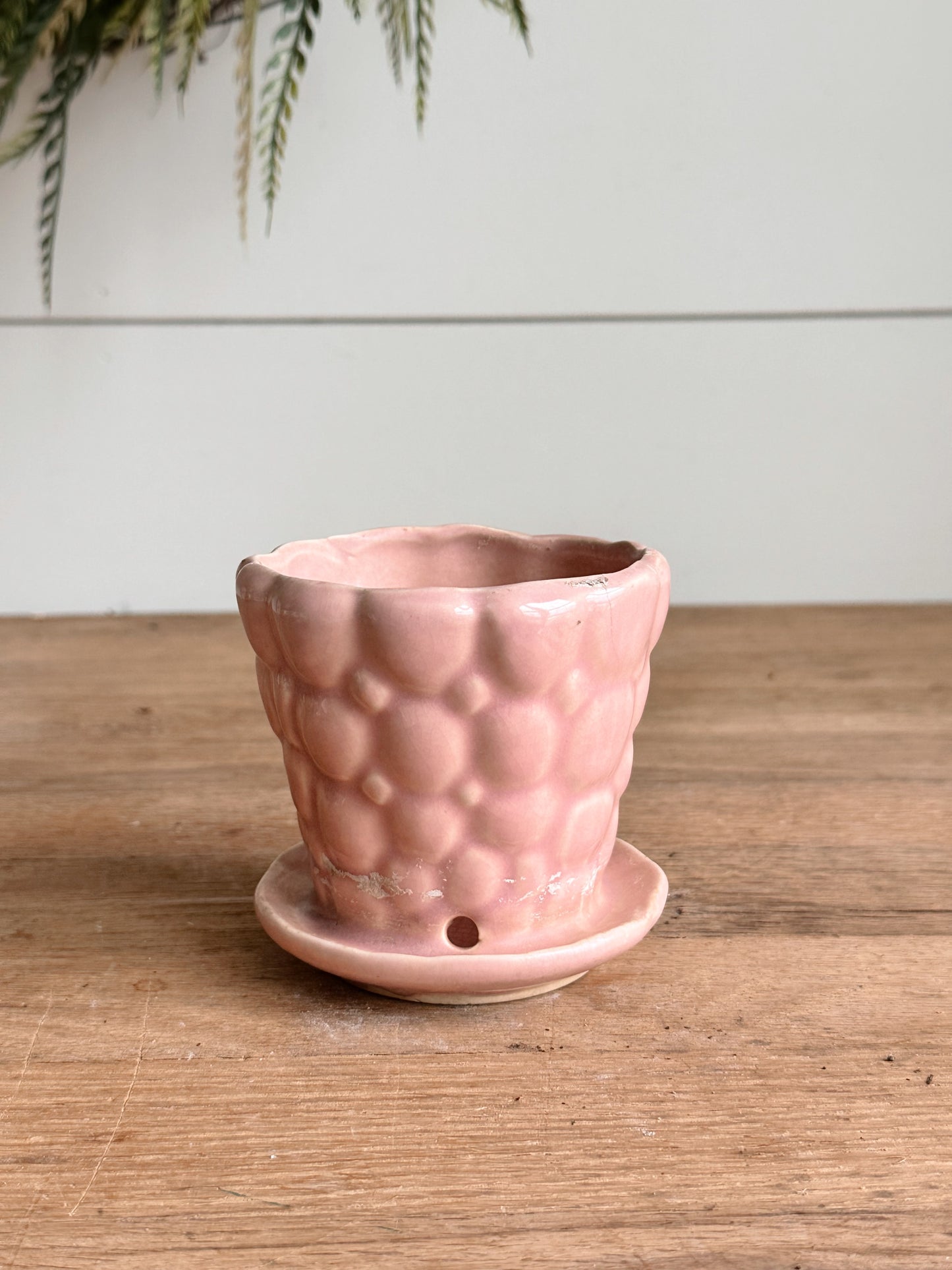 Petite Pink Pottery Flower Pot