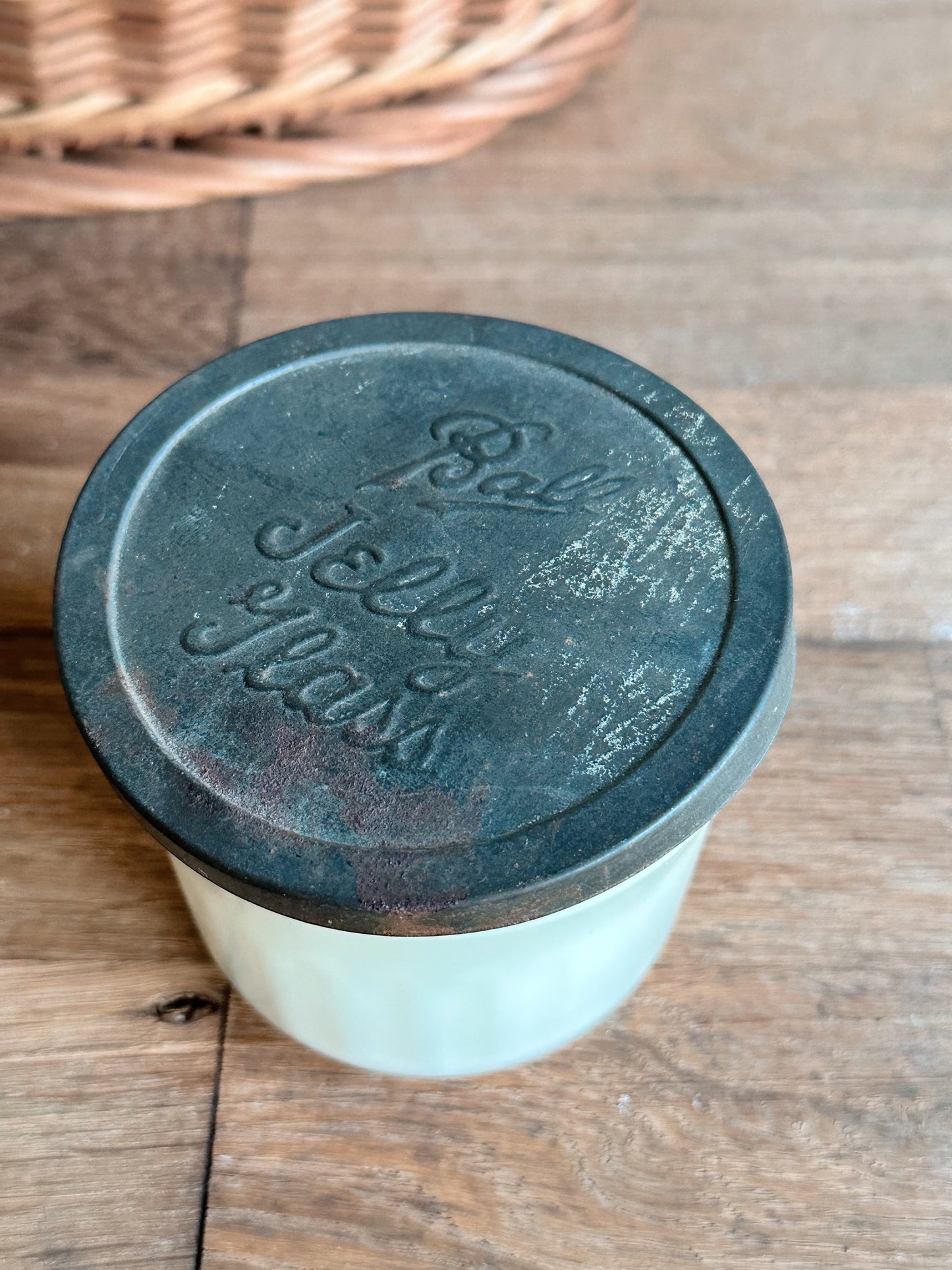 Hand Poured Pumpkin Chai Candle in a Vintage Ball Jelly Jar