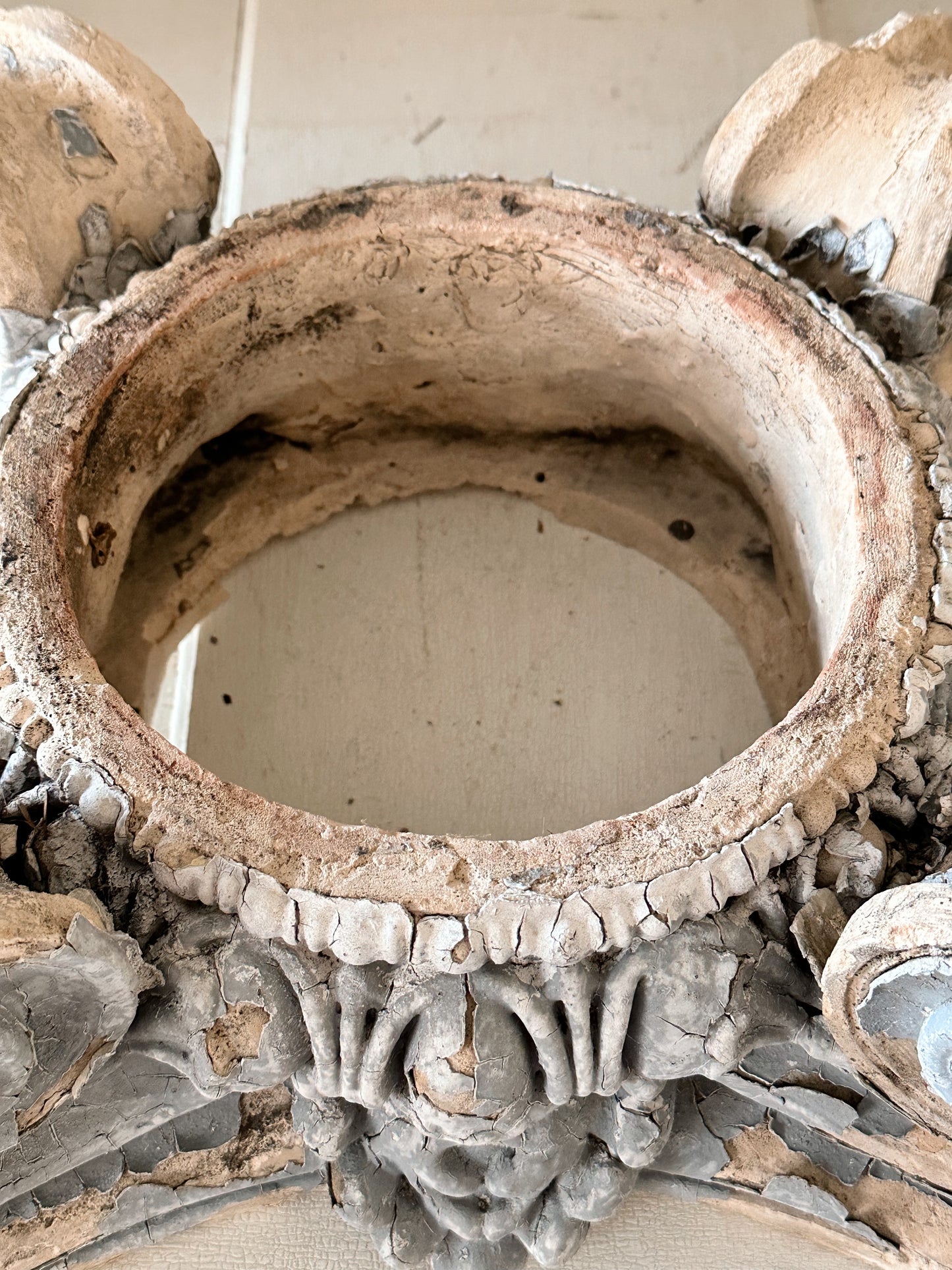 Beautiful Antique Plaster Capital