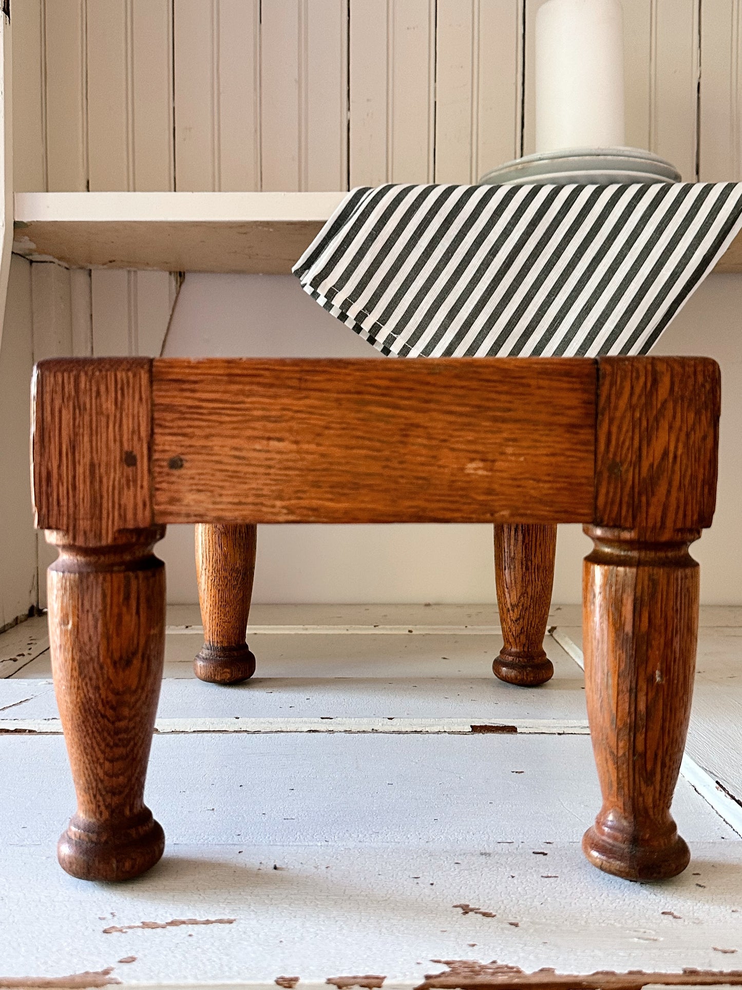 Vintage Deconstructed Footstool/Riser