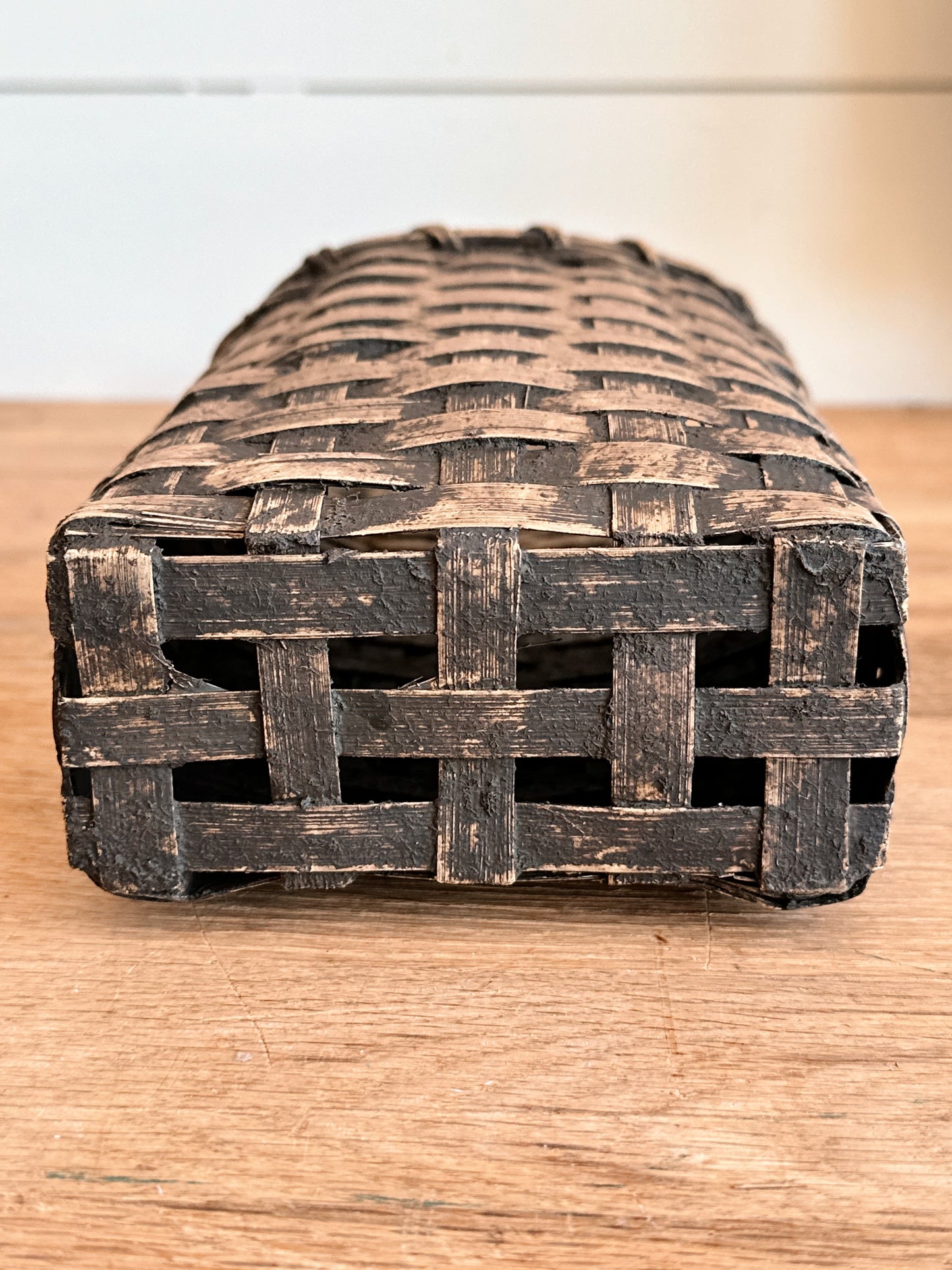 Unique Woven Vintage Basket
