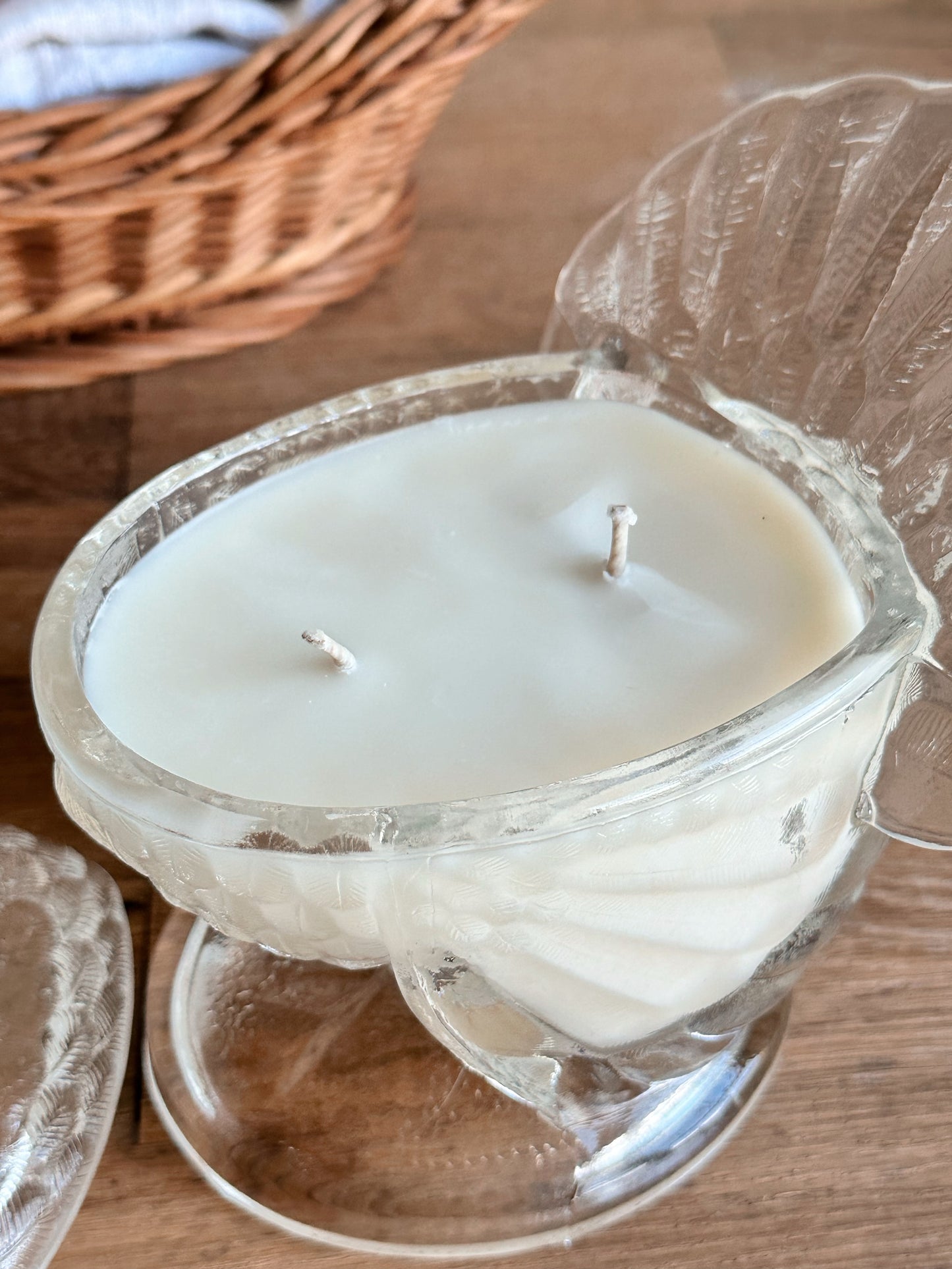 Hand Poured Pumpkin Chai Candle in a Vintage Glass Turkey