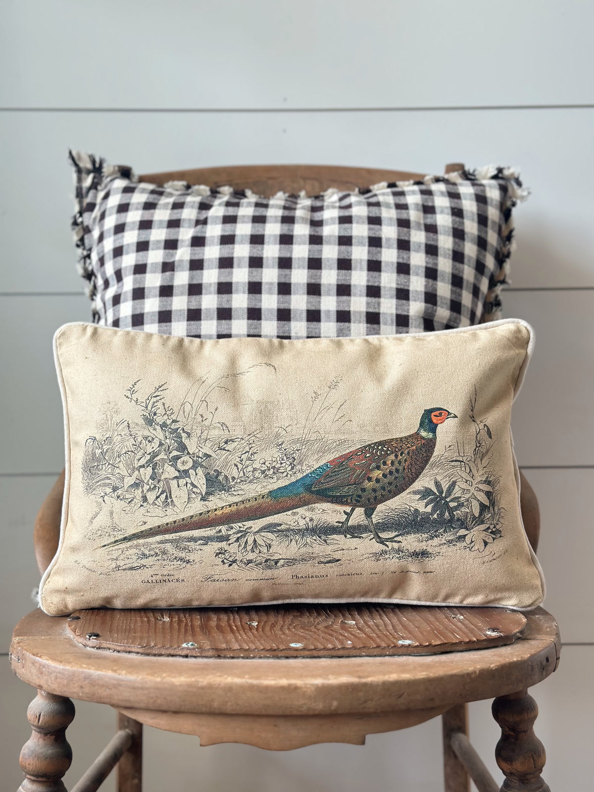 Pheasant Lumbar Pillow