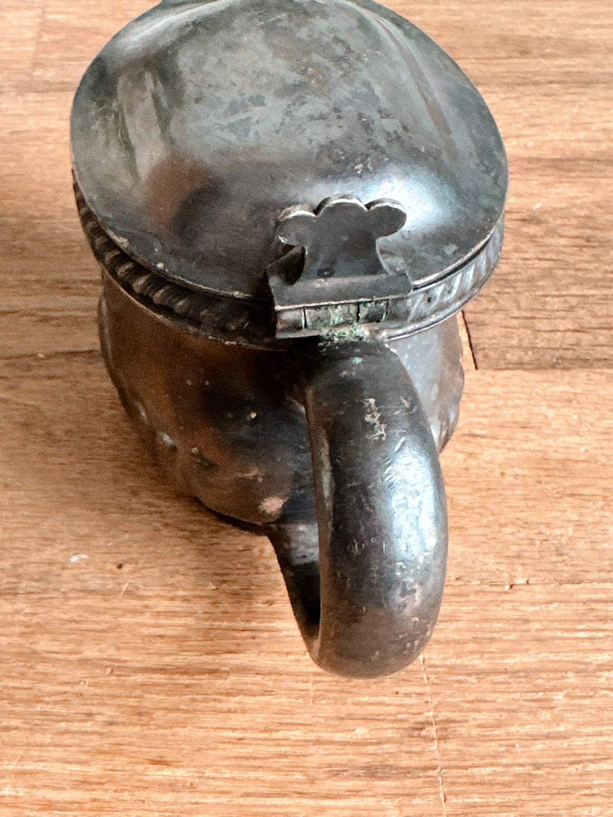 Vintage International Silver Co Soldered Silver Creamer