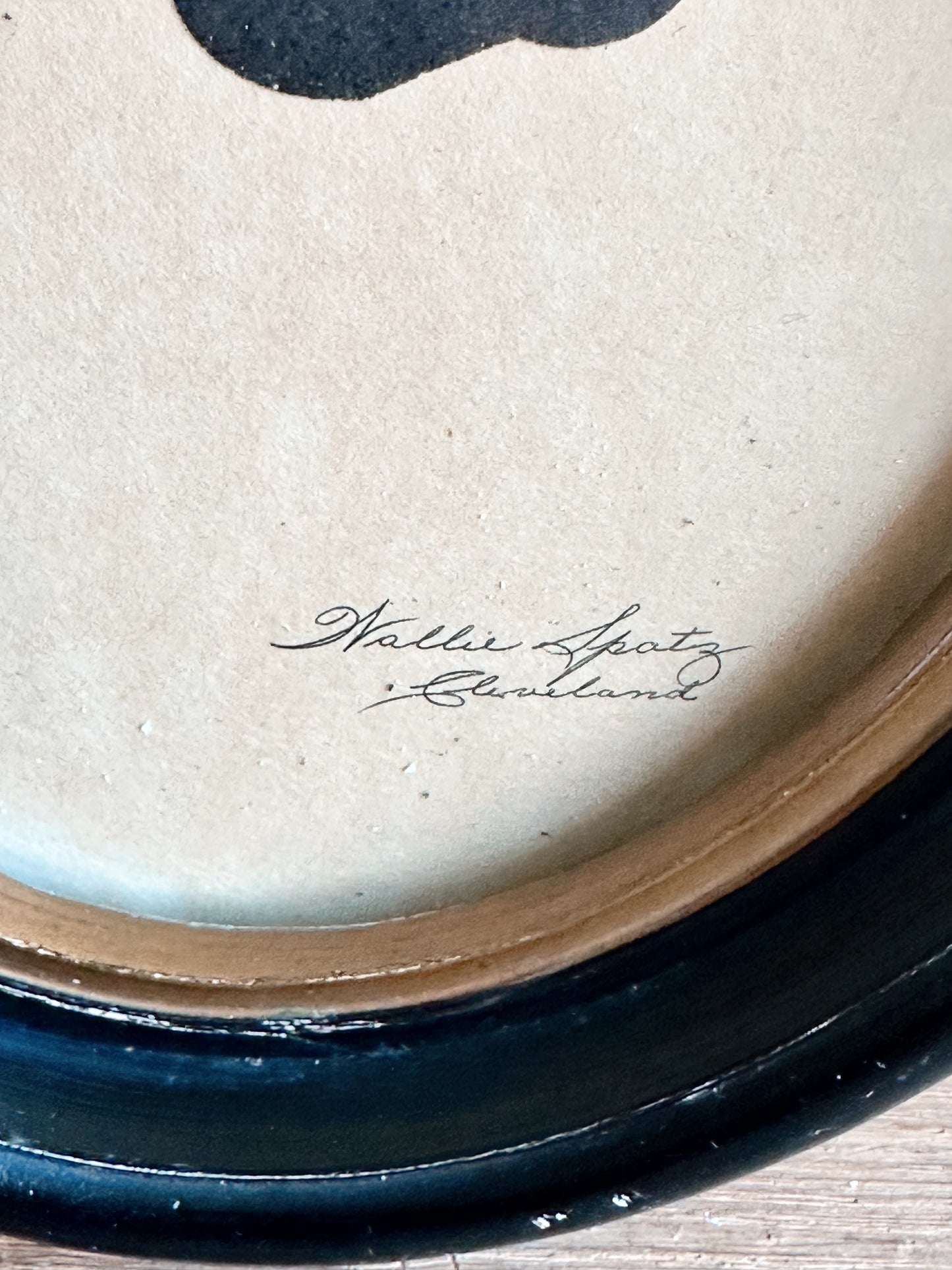 Vintage Hand Cut & Signed Silhouette