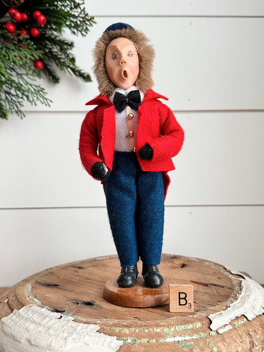Vintage Victorian Style Caroler