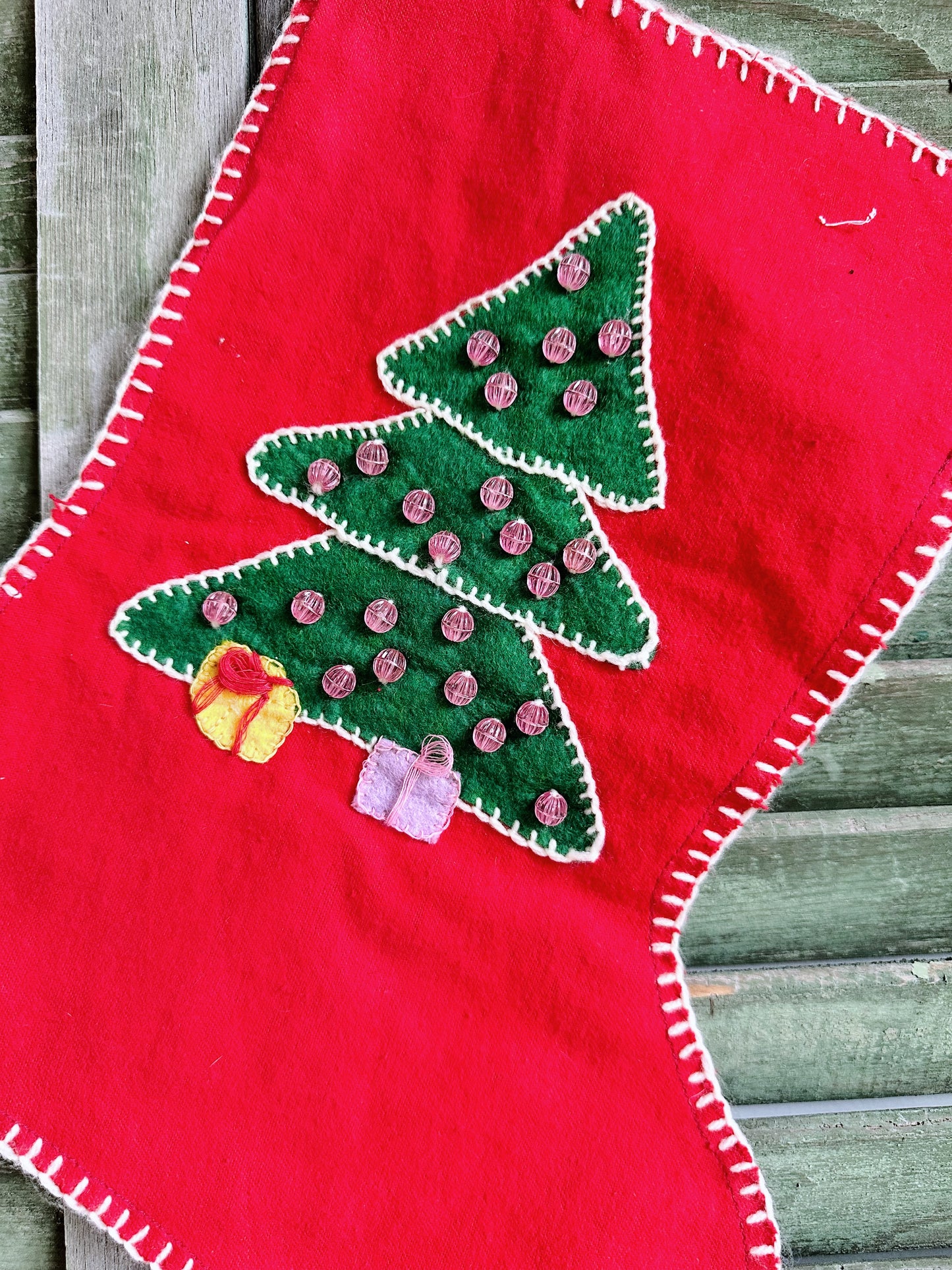 Vintage Handmade Stocking