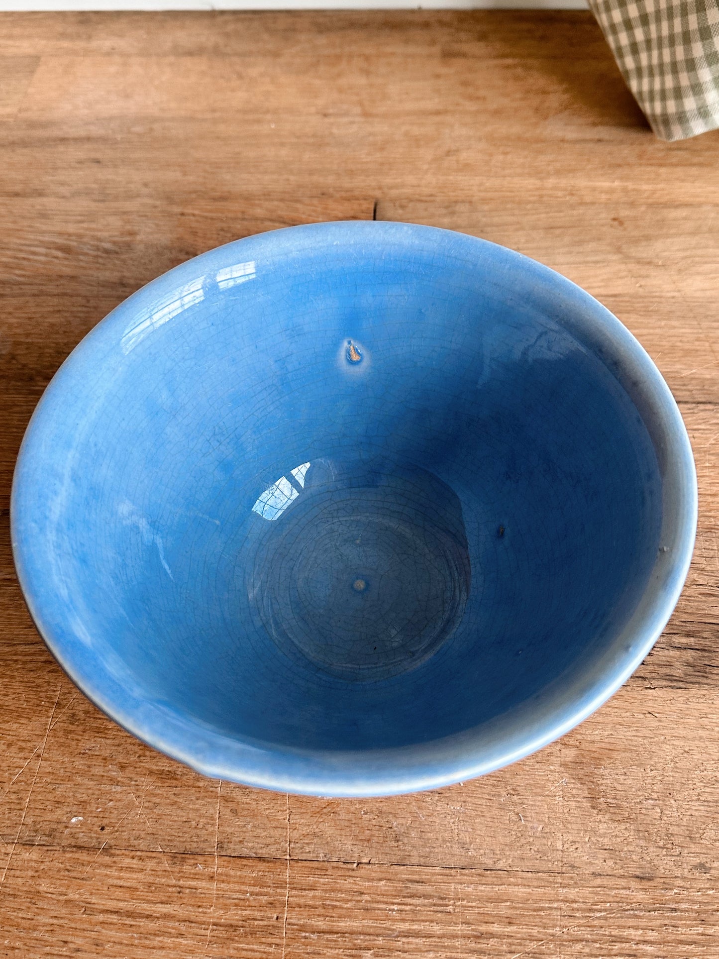Beautiful Blue Stoneware Bowl