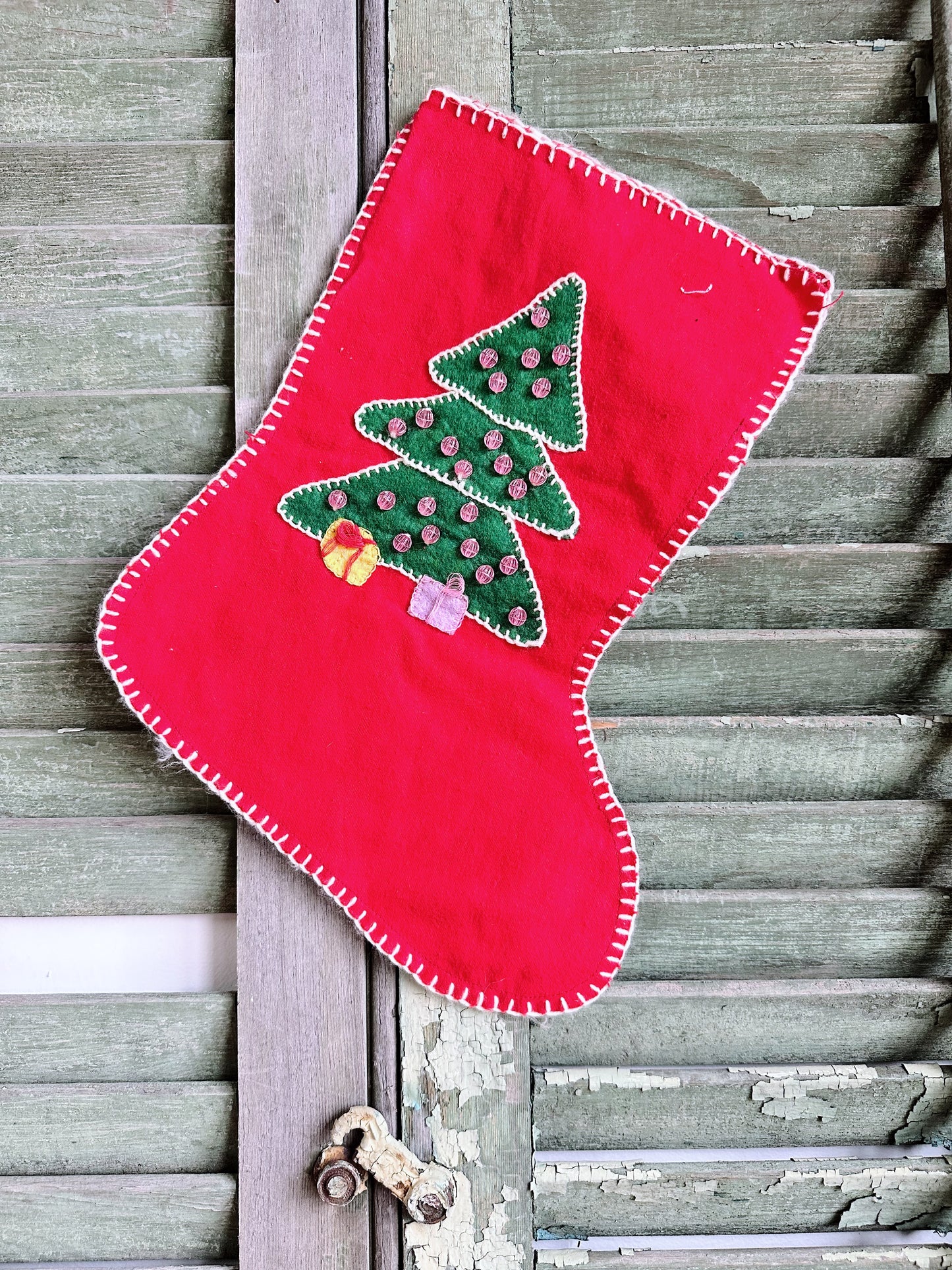 Vintage Handmade Stocking