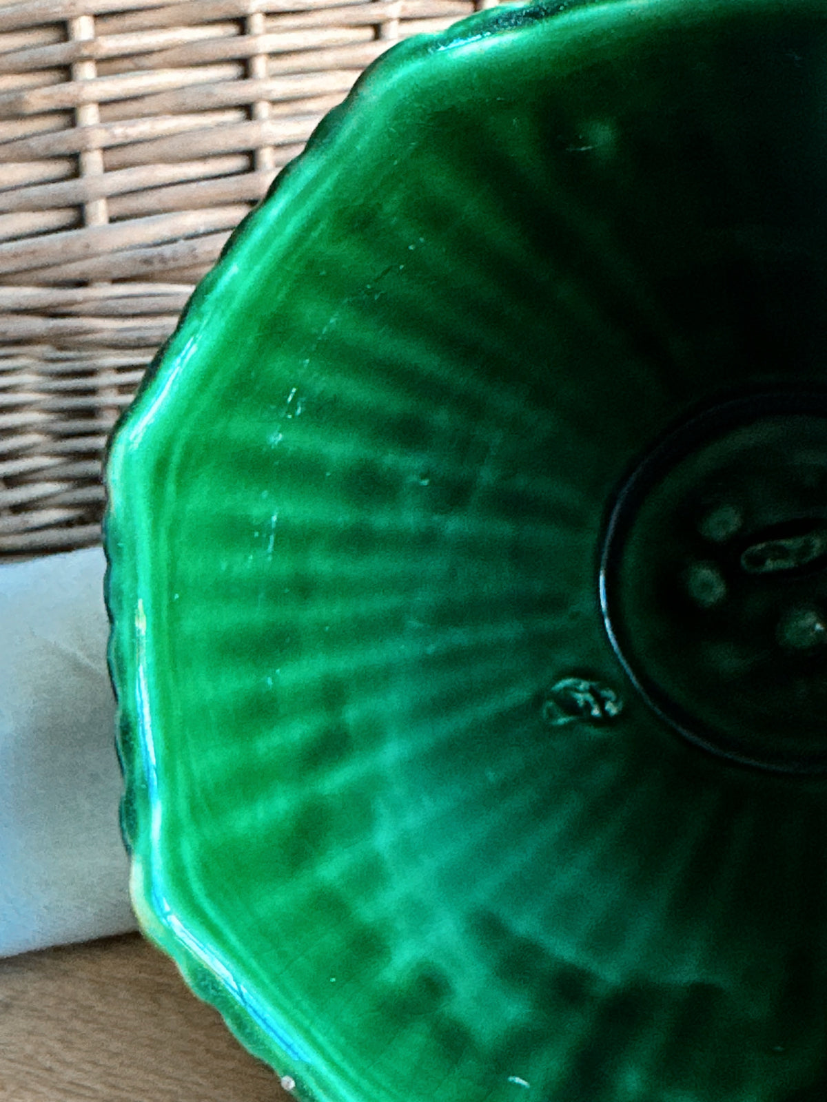 Vintage Green USA Planter