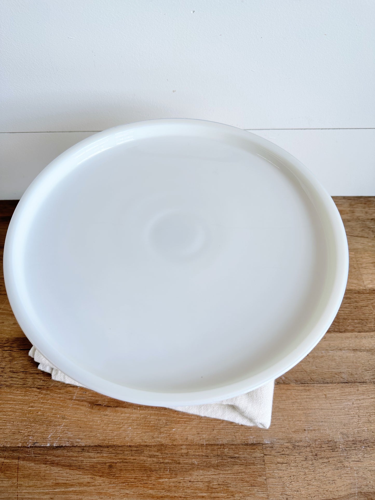 Vintage Milk Glass Cake Stand