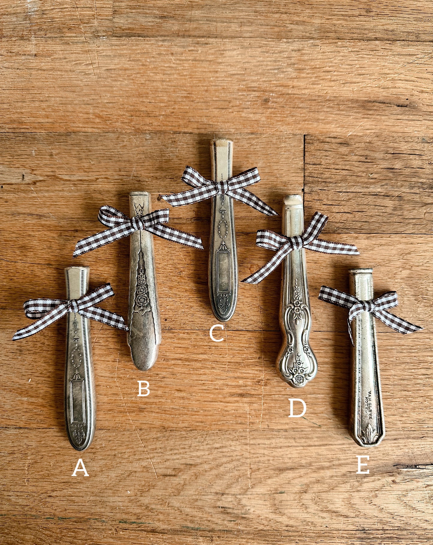 Salvage Silver Plate Vase Magnets
