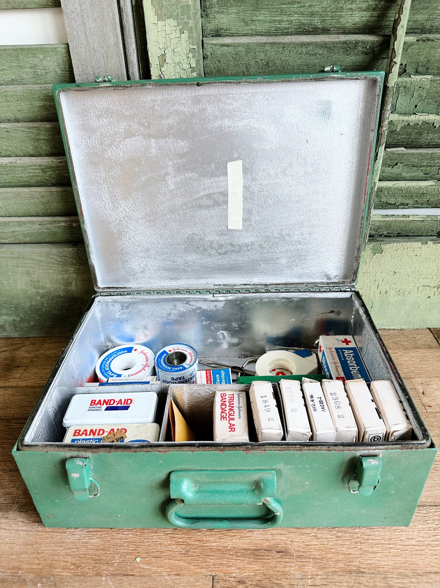 Vintage Metal First Aid Kit