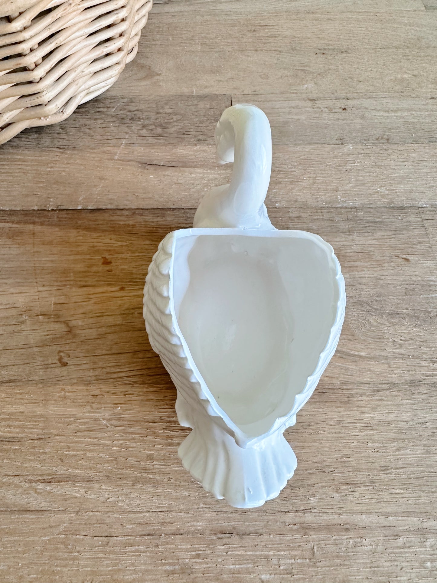 You Choose the Scent - Ceramic Swan Vintage Vessel Candle