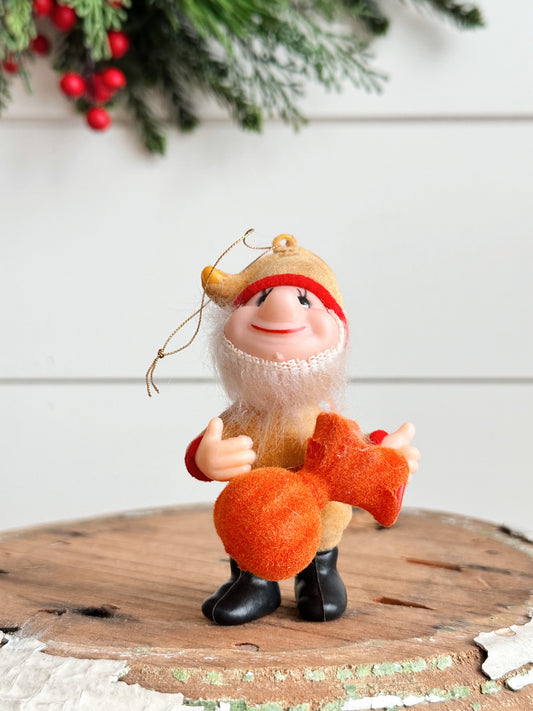 Vintage Gnome Ornament
