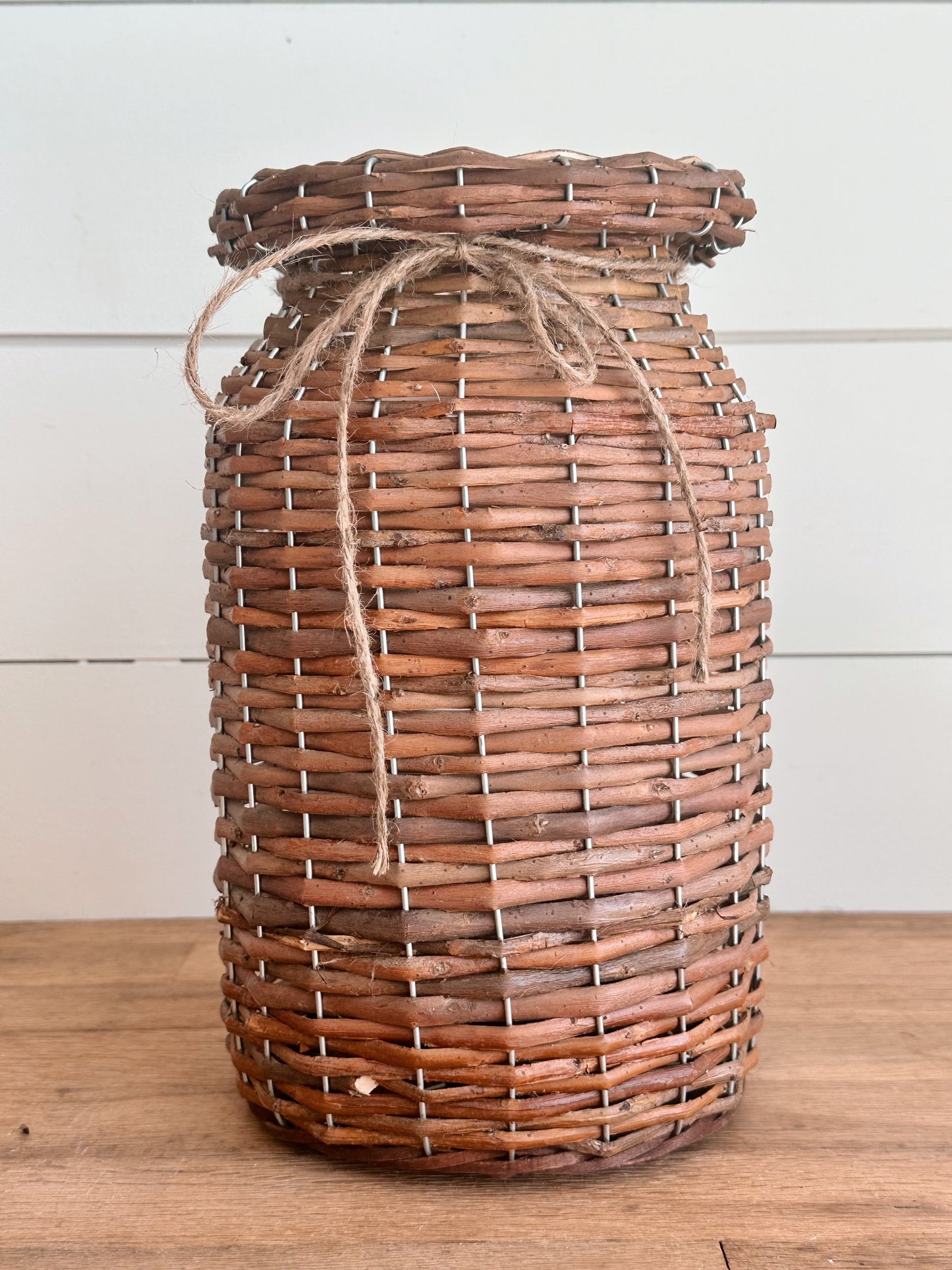 Woven Willow Vase