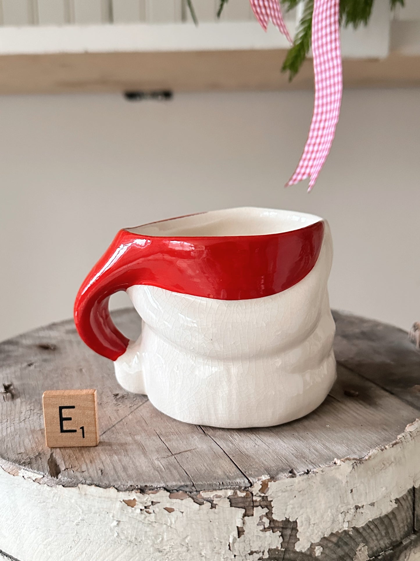 Vintage Santa Mug