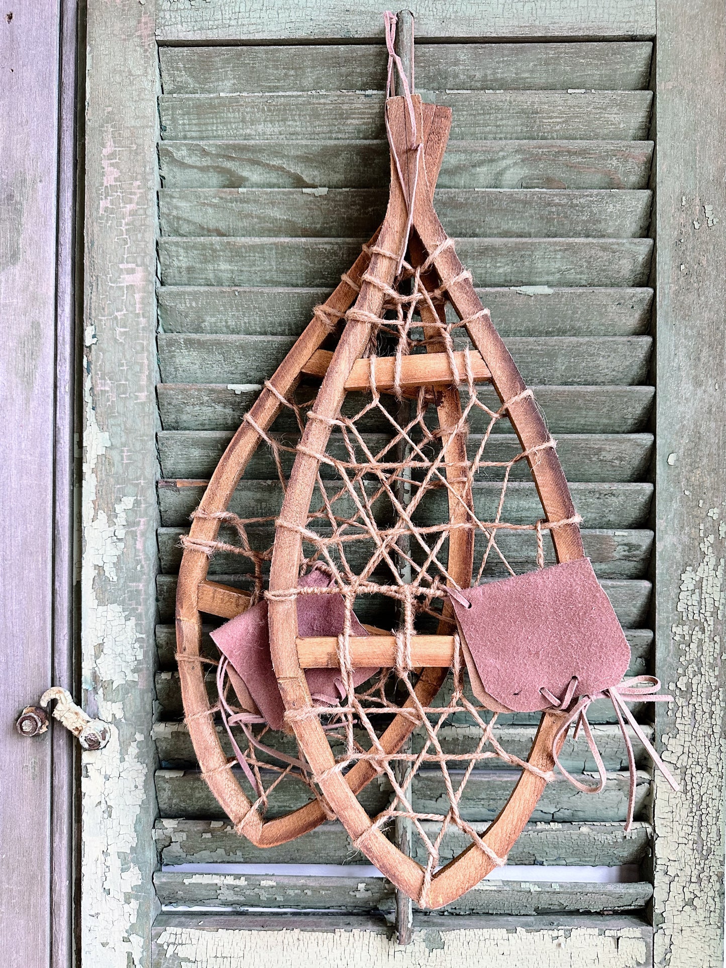 Wood & Twine Snow Shoes (for decor)