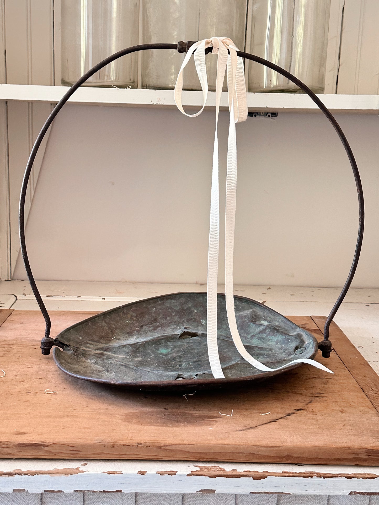 Antique Hanging Scale Pan