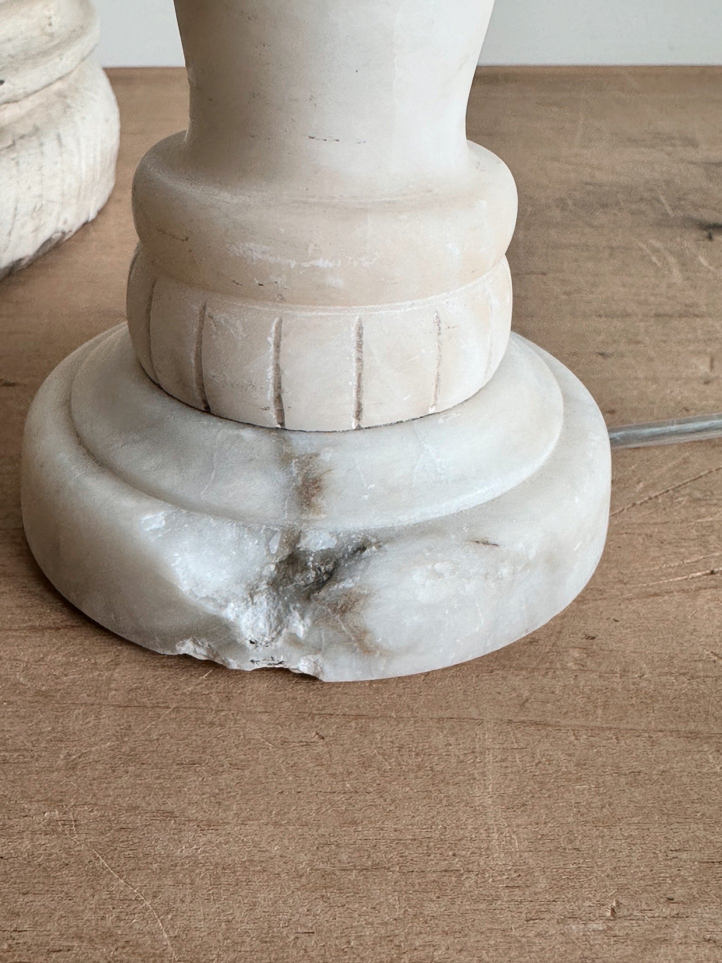 Vintage Alabaster Lamp