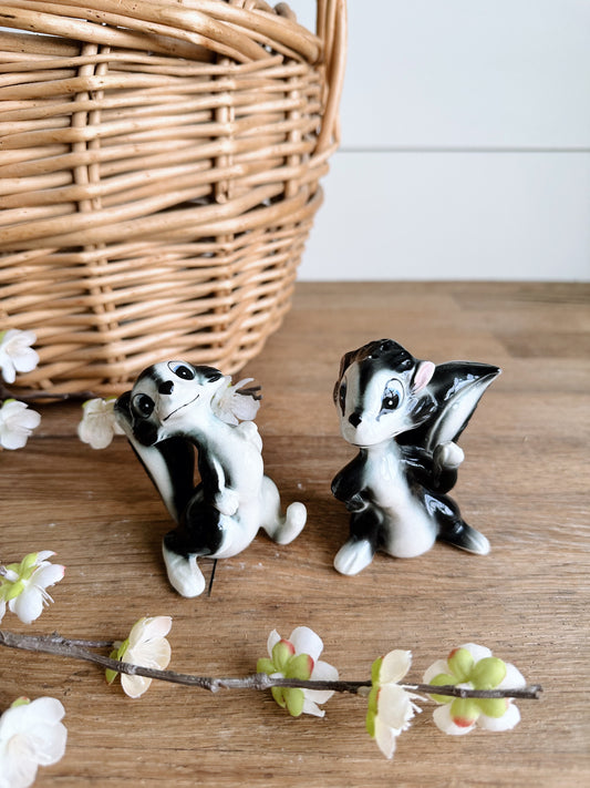 Vintage Skunk Salt & Pepper Shakers (Japan)