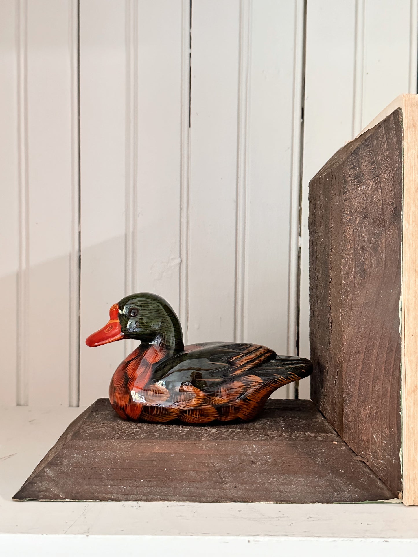 Vintage Duck Bookends