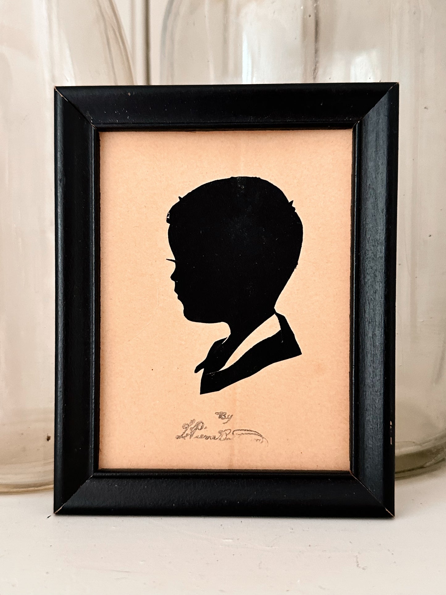 Vintage Hand Cut Silhouette