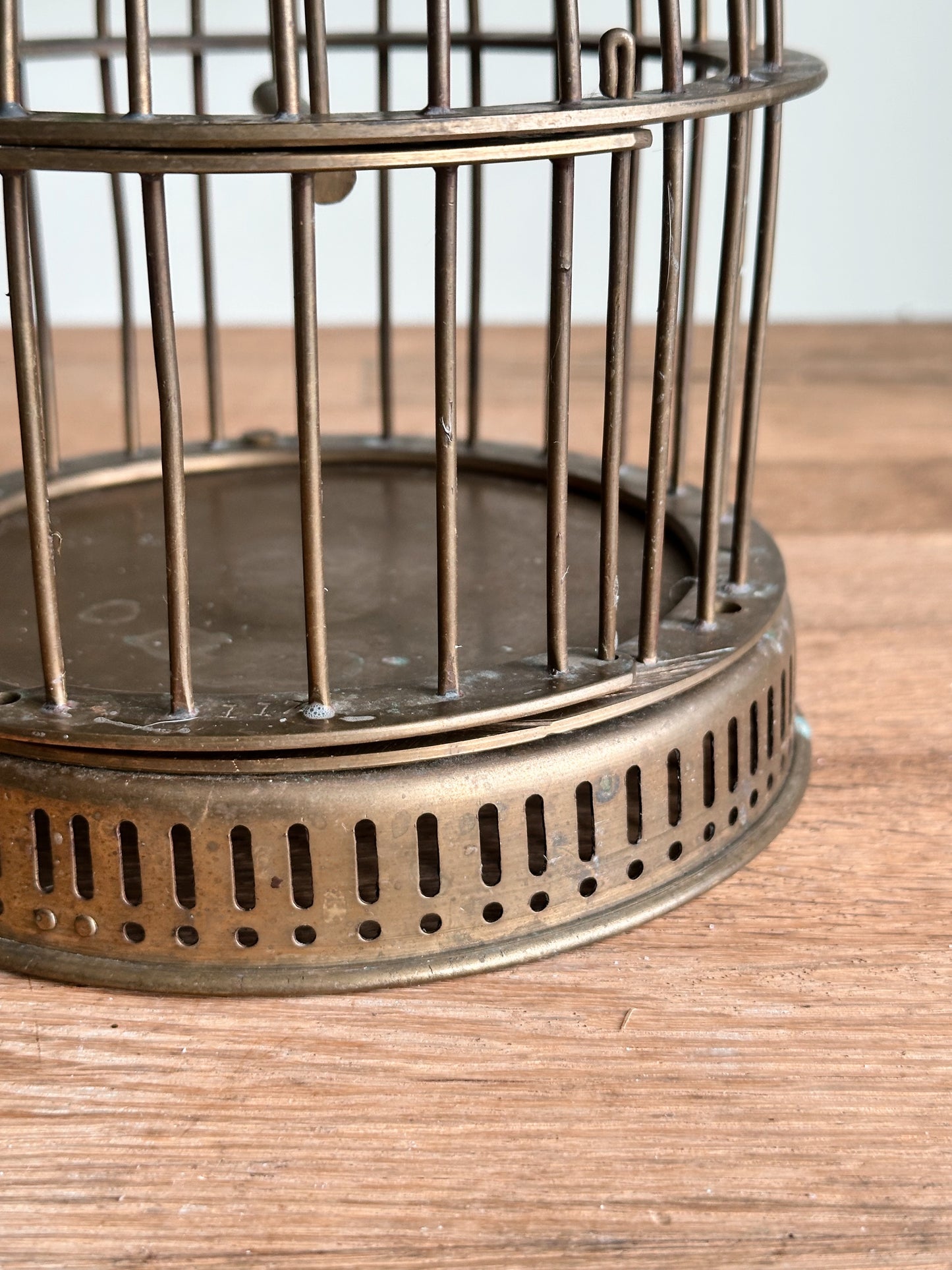 Vintage Brass Bird Cage