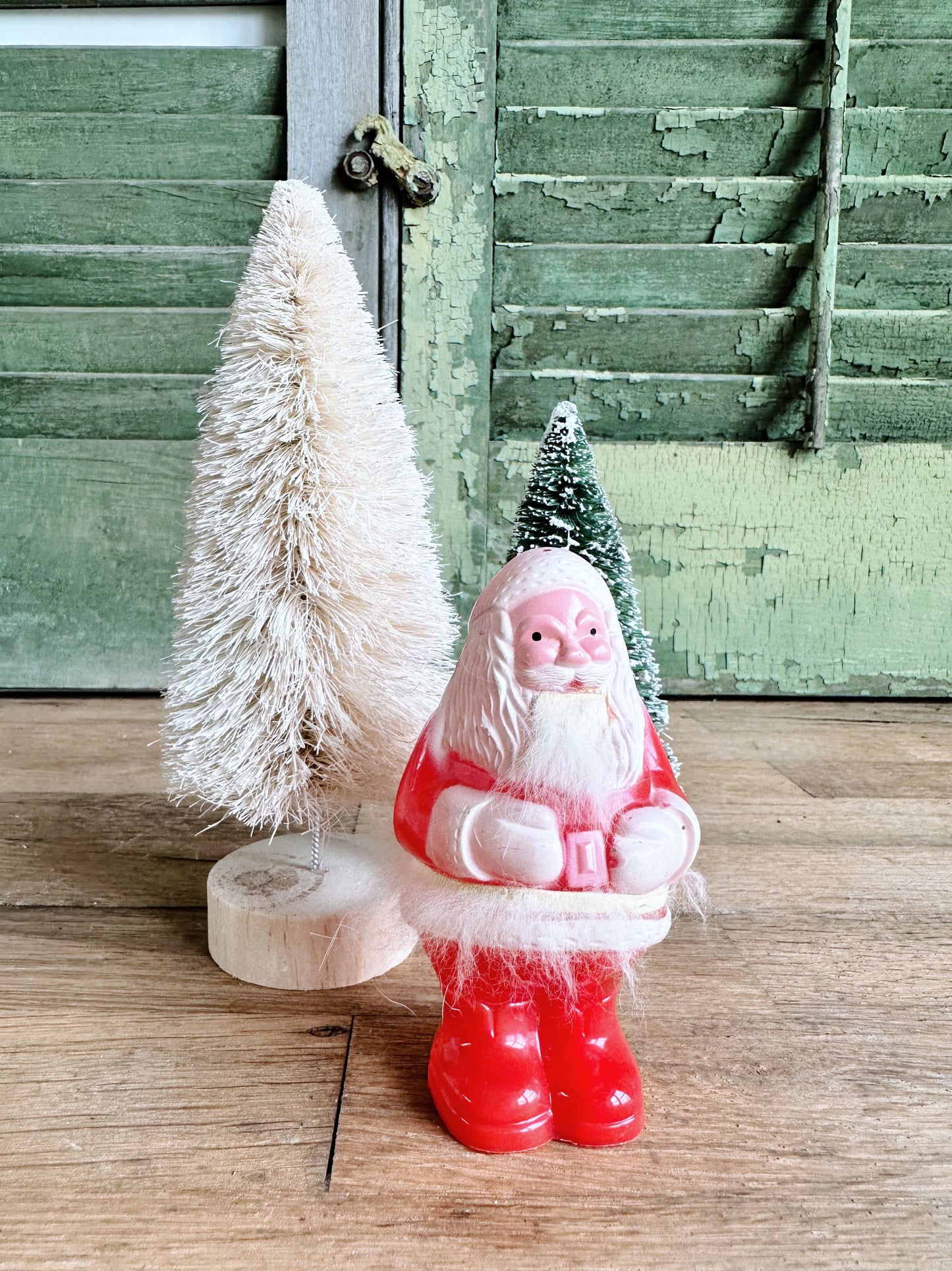 Vintage Plastic Santa Rattle