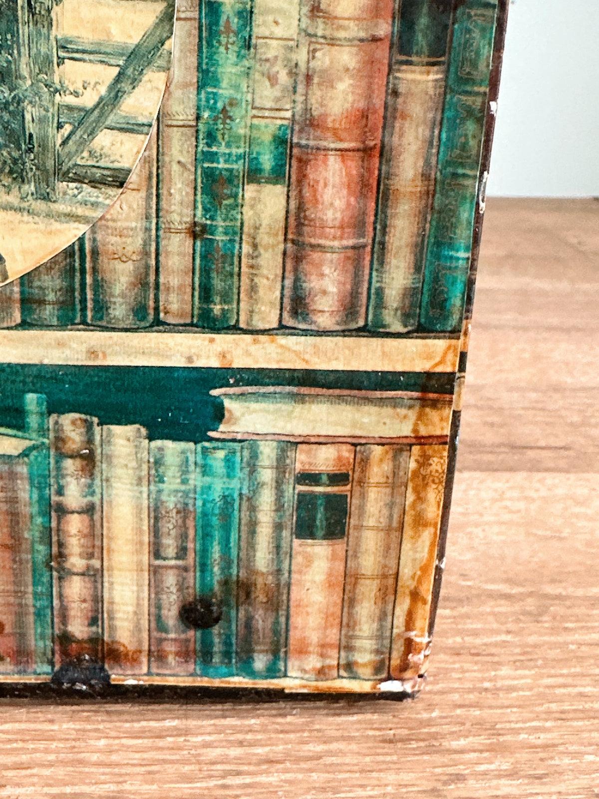 Vintage Equestrian Themed Iron Box