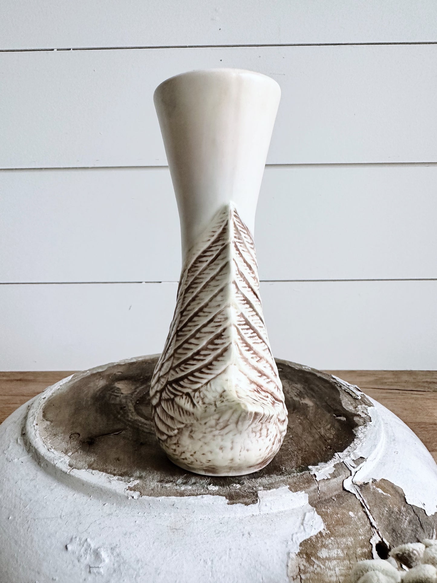 Vintage Swan Vase