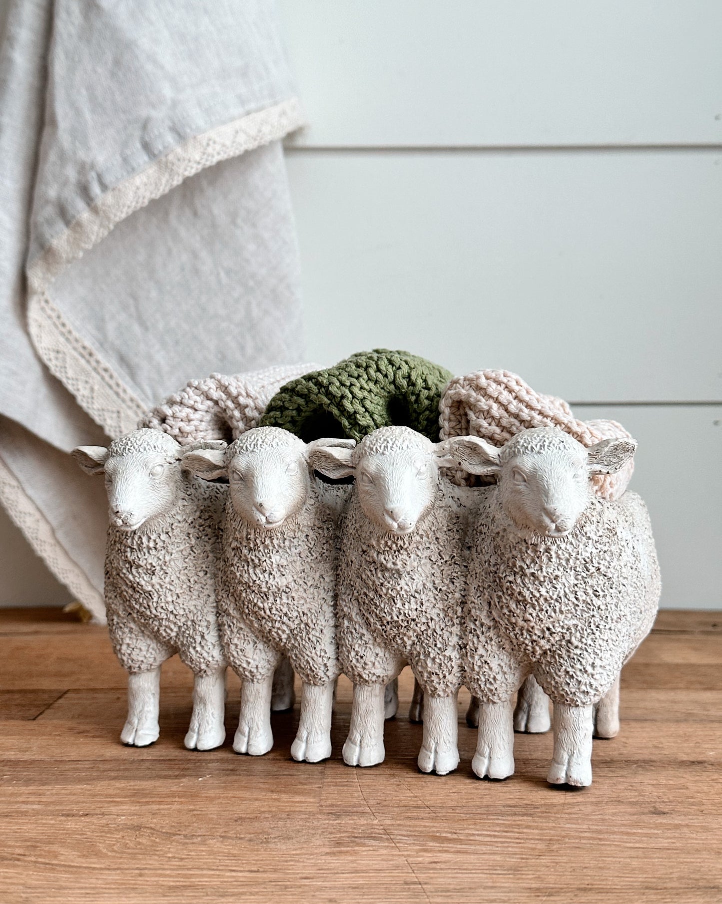 Flock of Lambs Planter