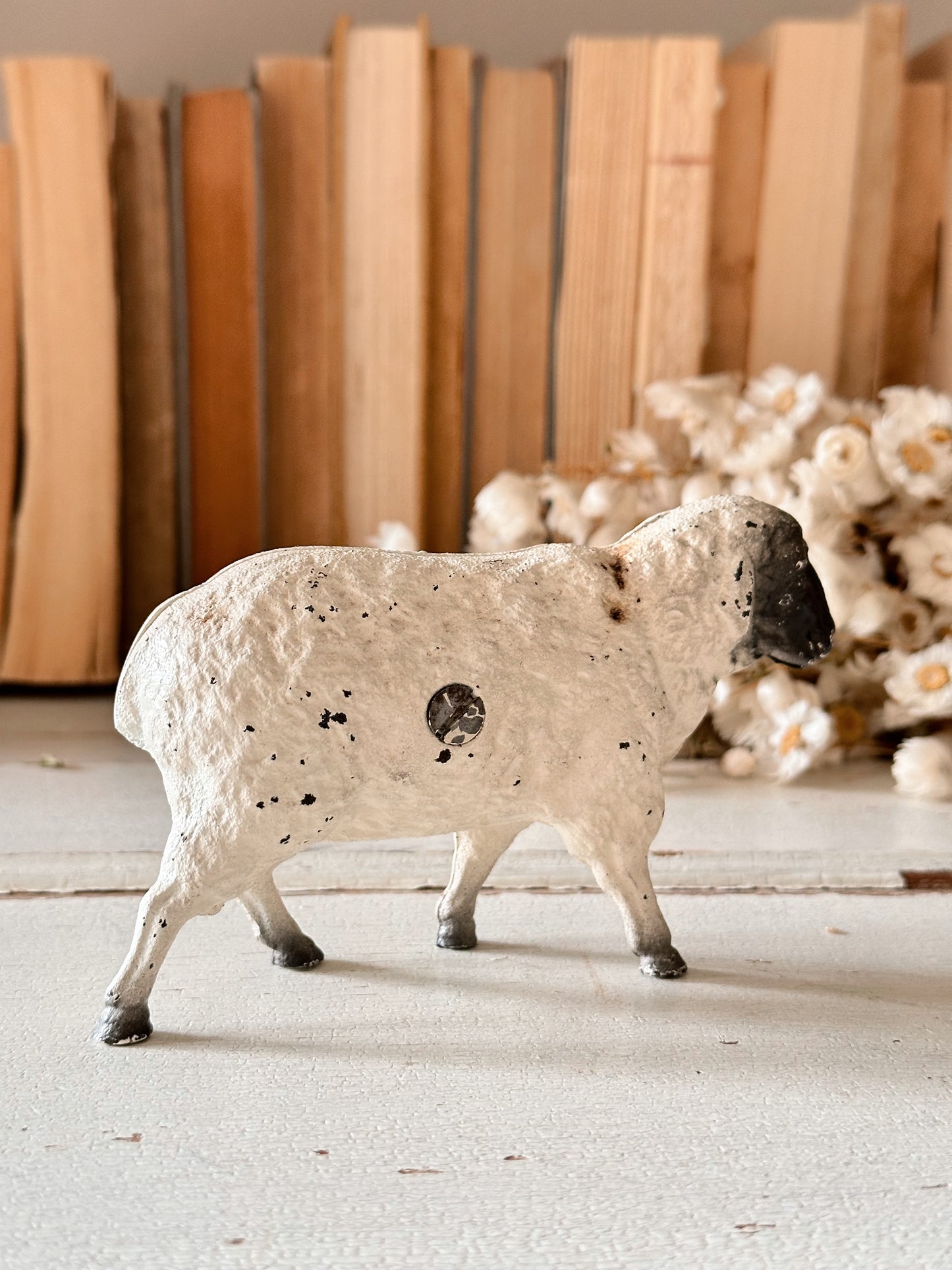 Vintage Cast Iron Sheep Bank