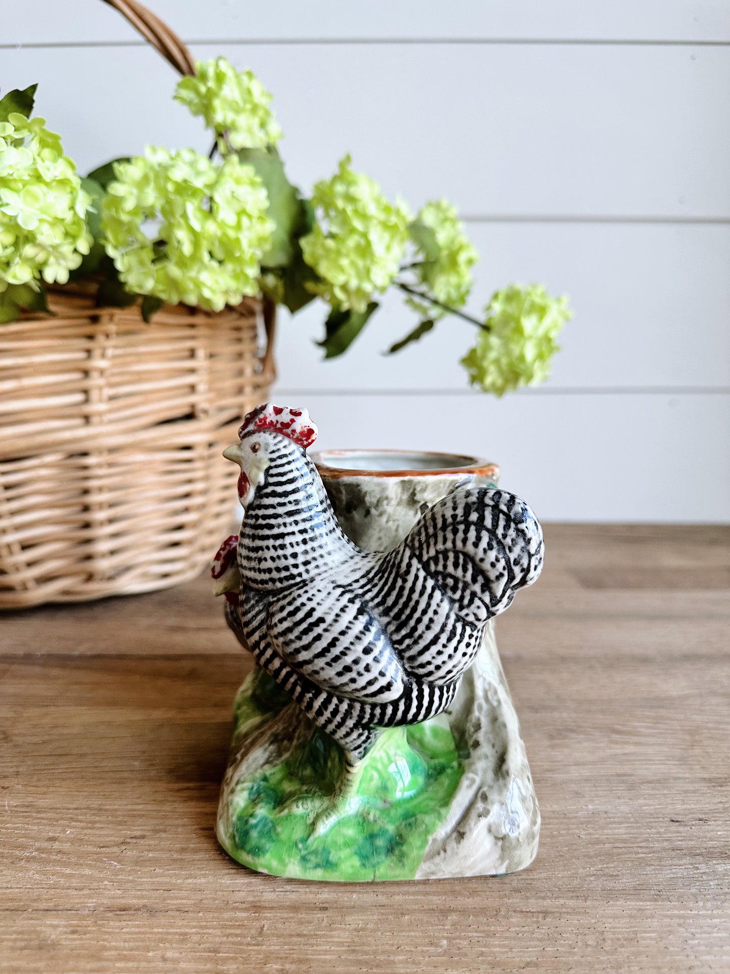 You Choose the Scent - Chicken Planter Vintage Vessel Candle