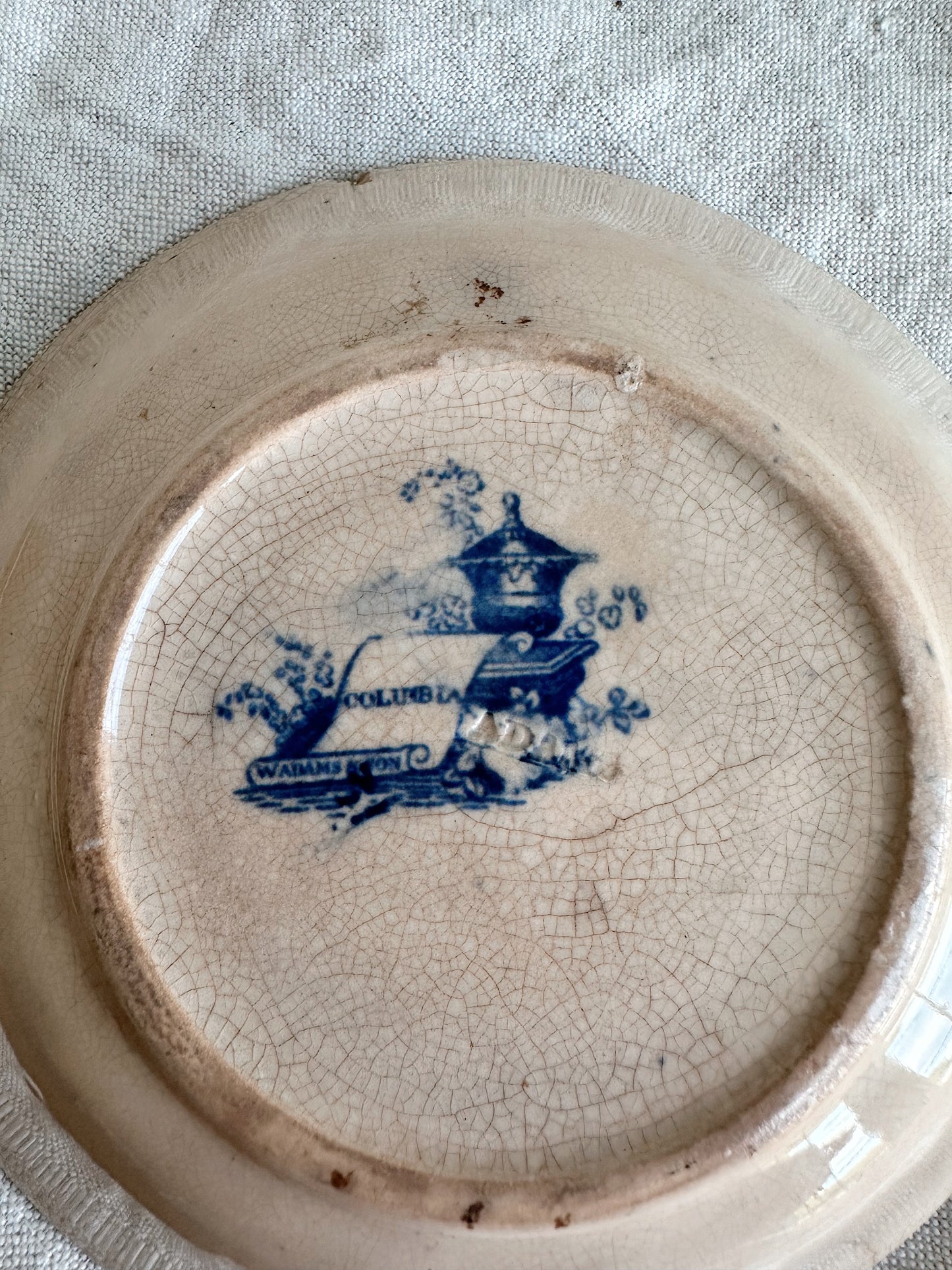 Beautiful Antique Ironstone Dish