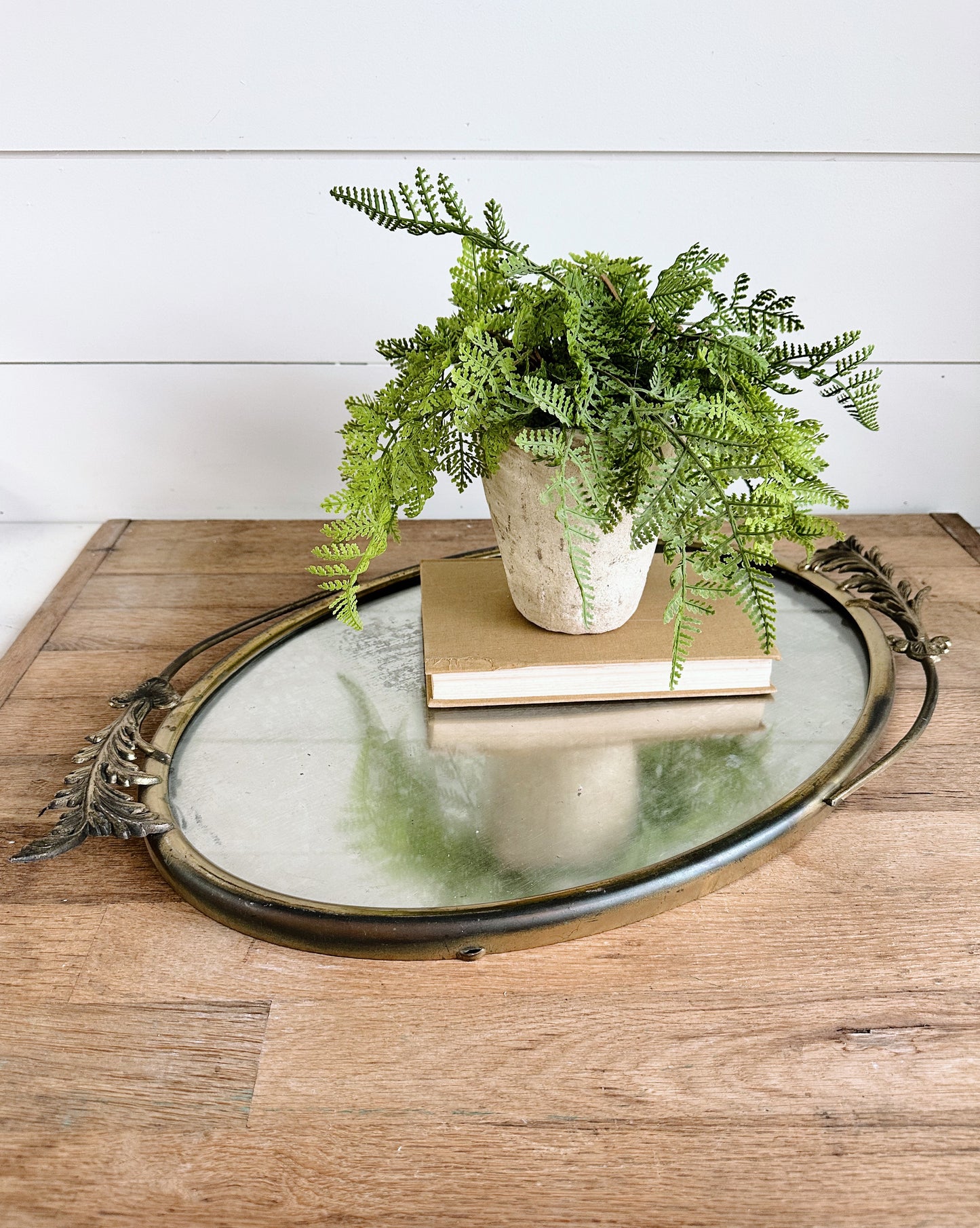 Lovely Vintage Brass Frame/Tray